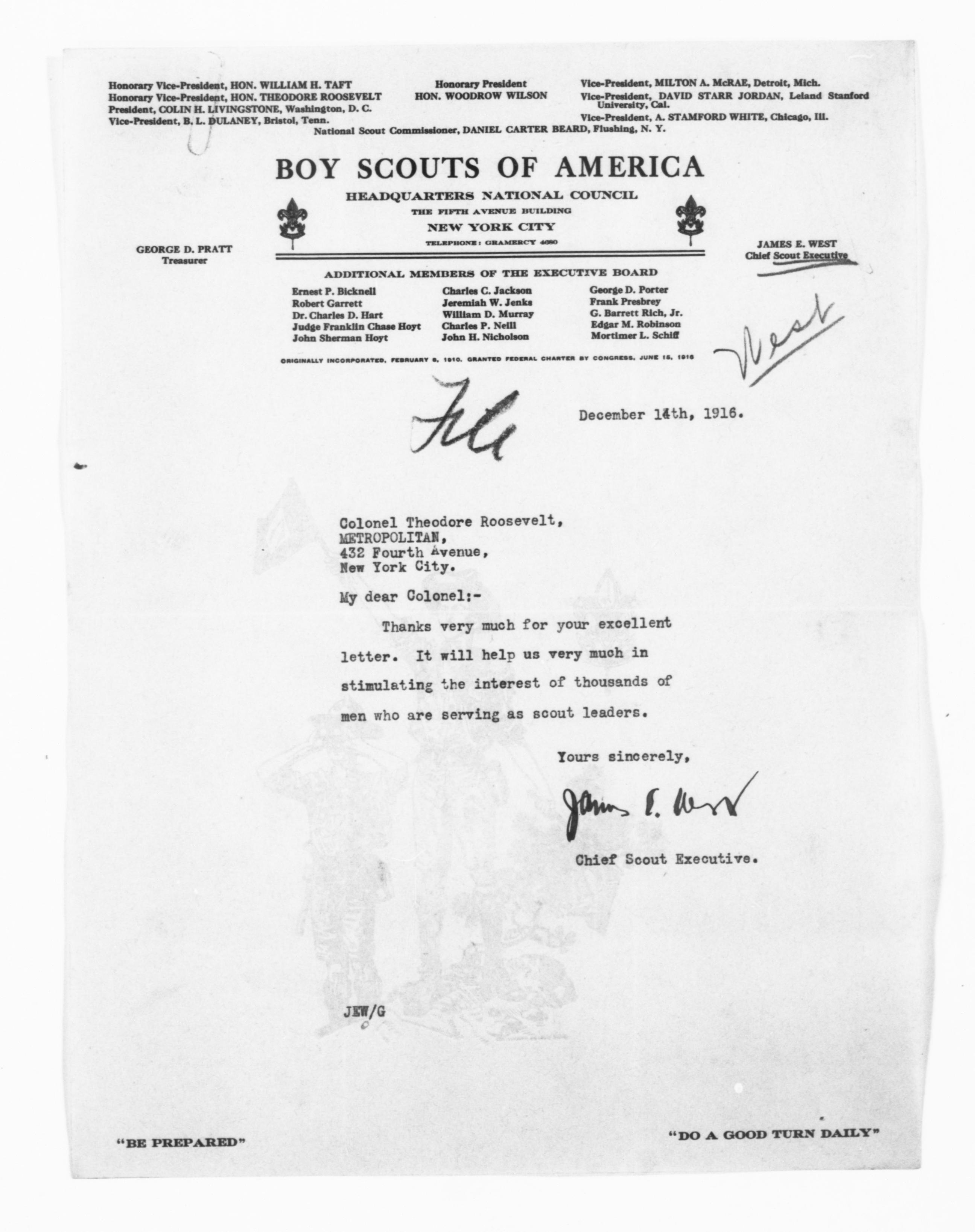 Scanned image of the current content page