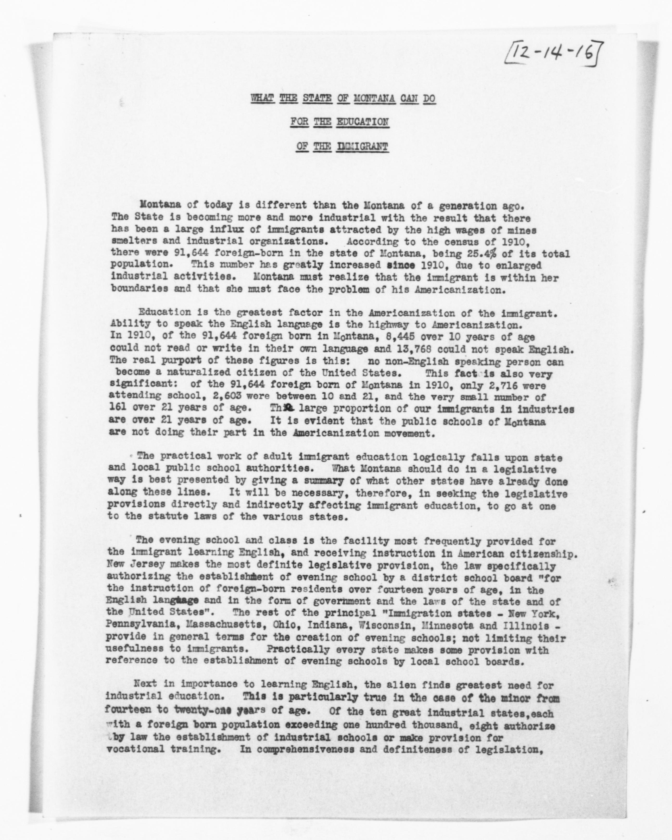 Scanned image of the current content page