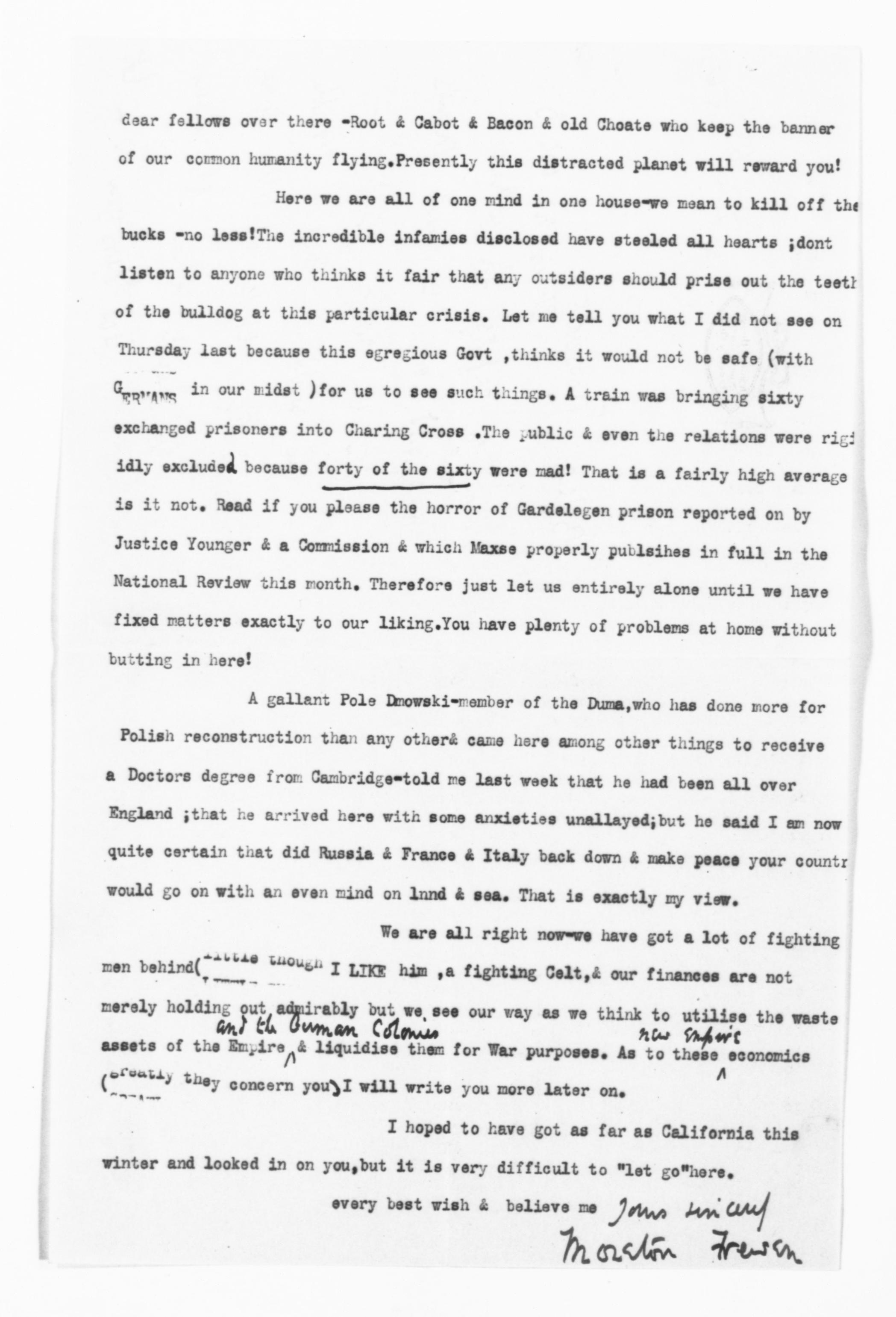 Scanned image of the current content page