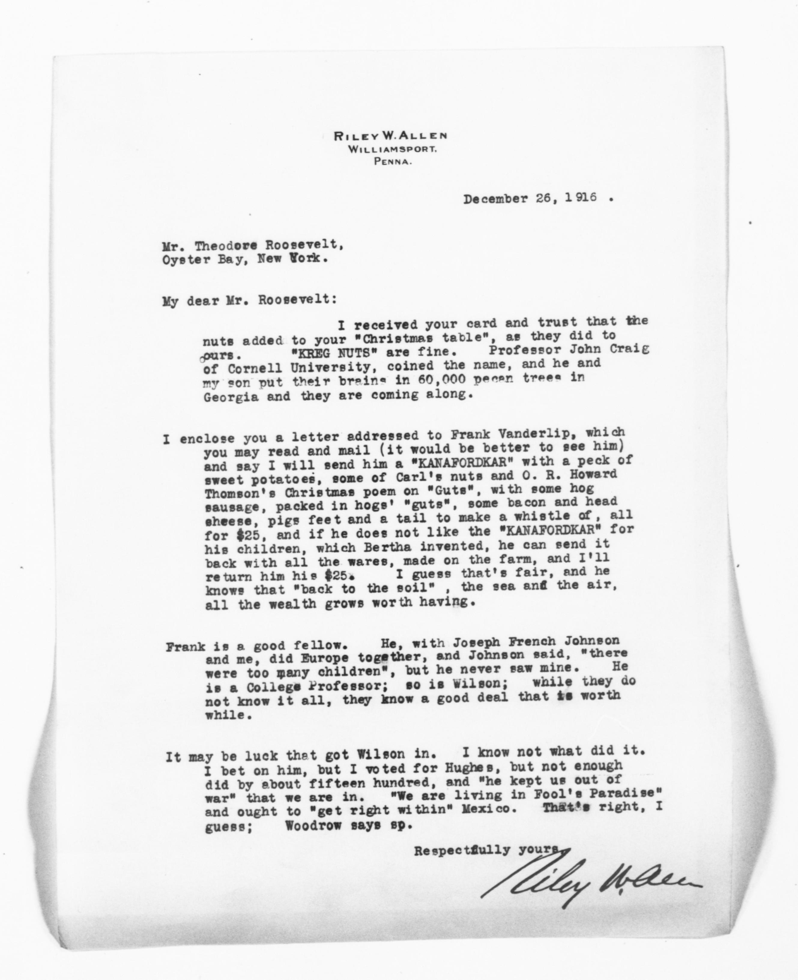 Scanned image of the current content page