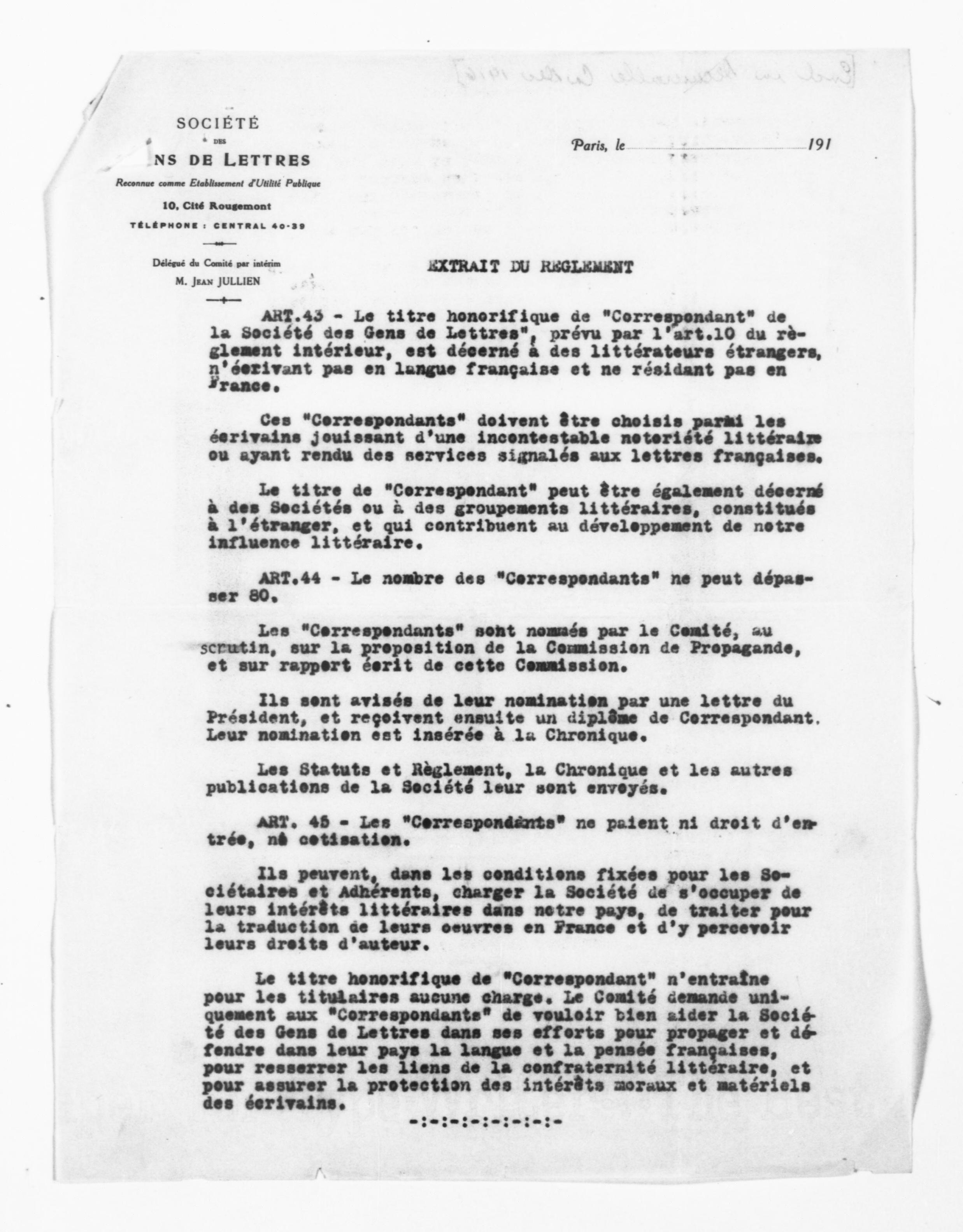 Scanned image of the current content page