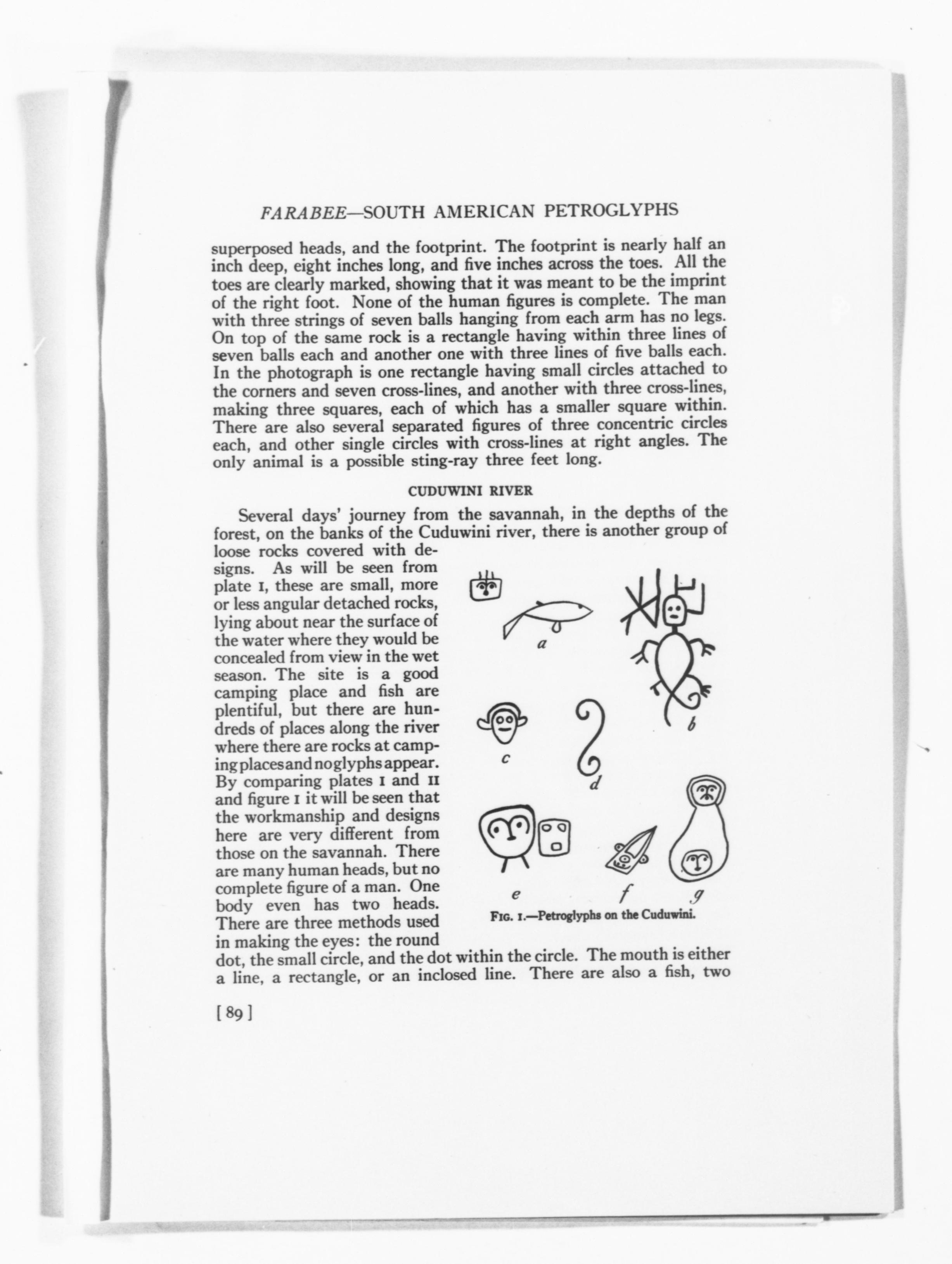 Scanned image of the current content page