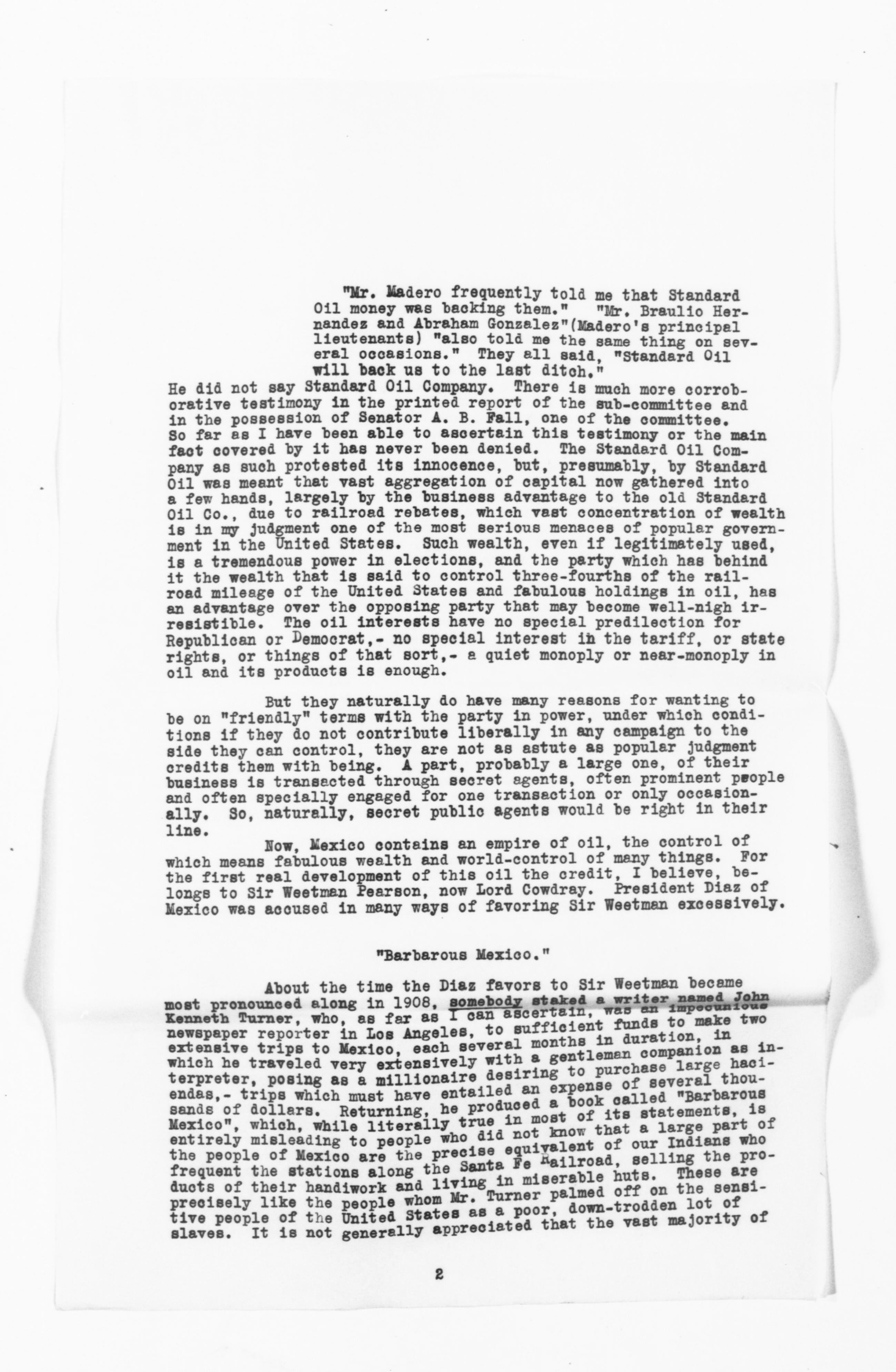 Scanned image of the current content page