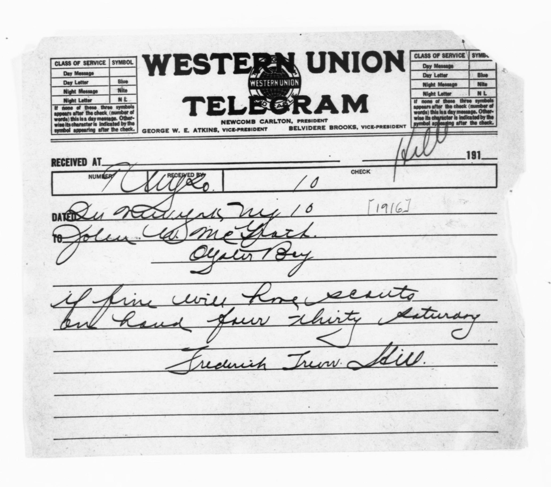 Scanned image of the current content page