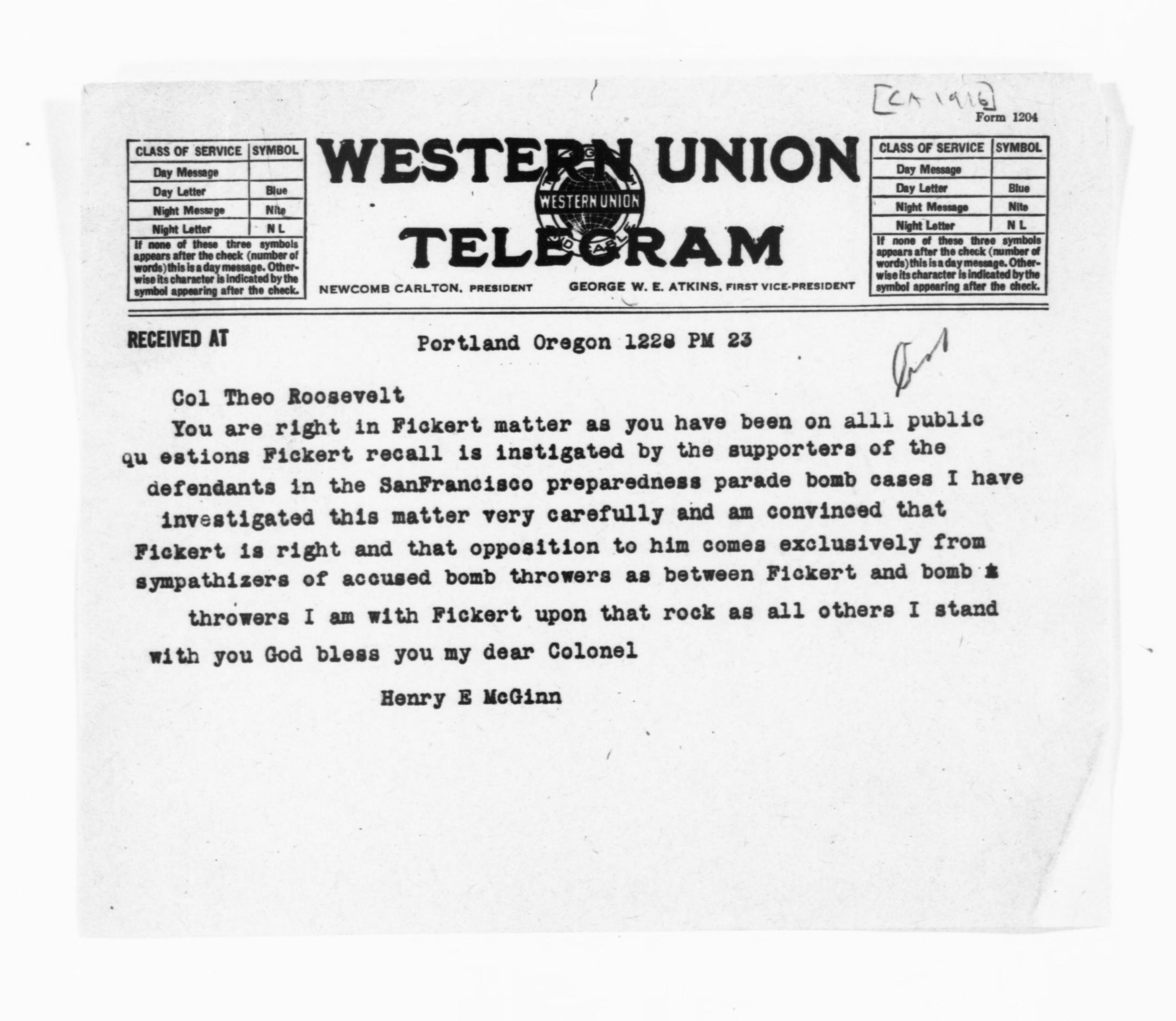 Scanned image of the current content page