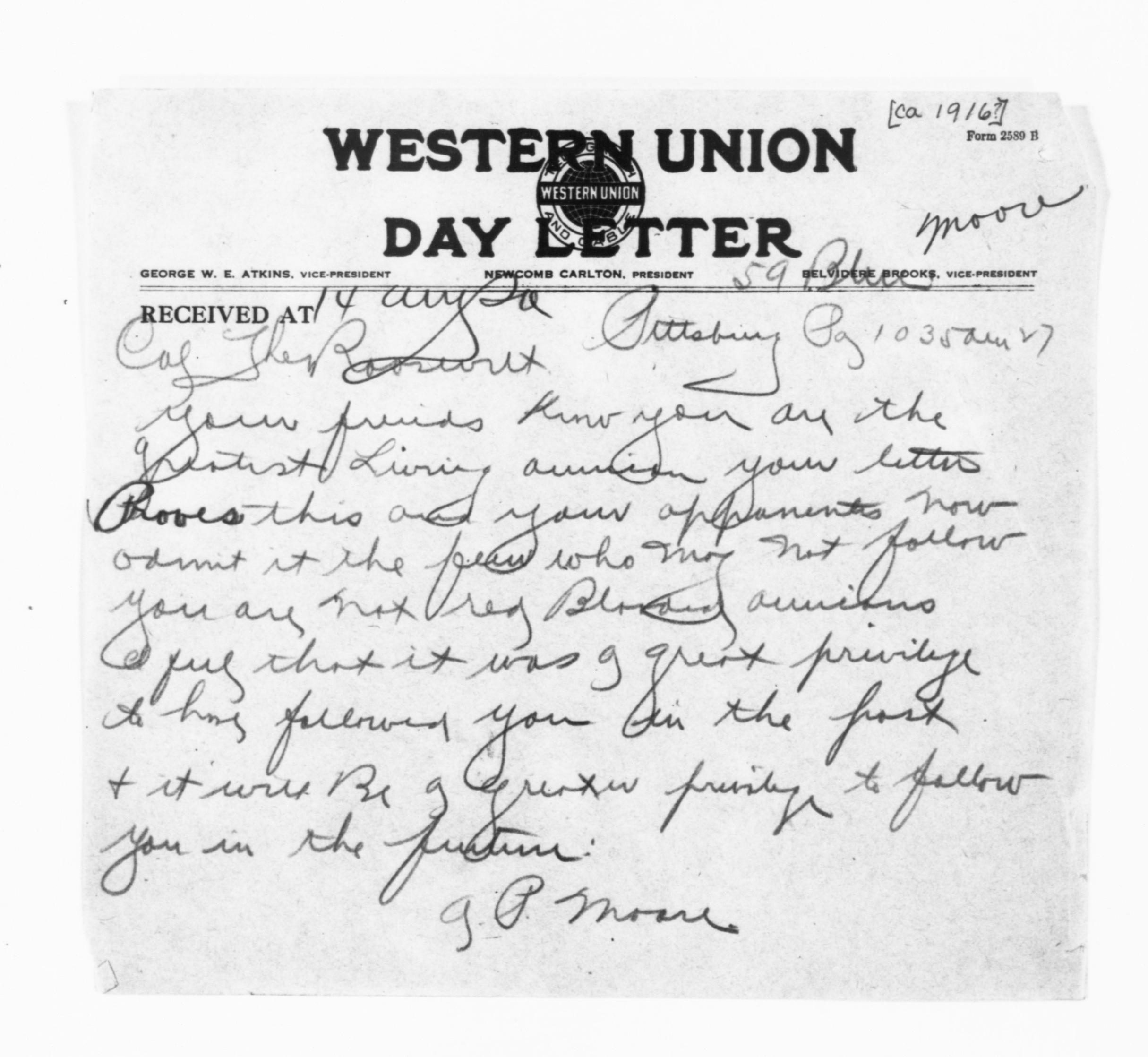 Scanned image of the current content page