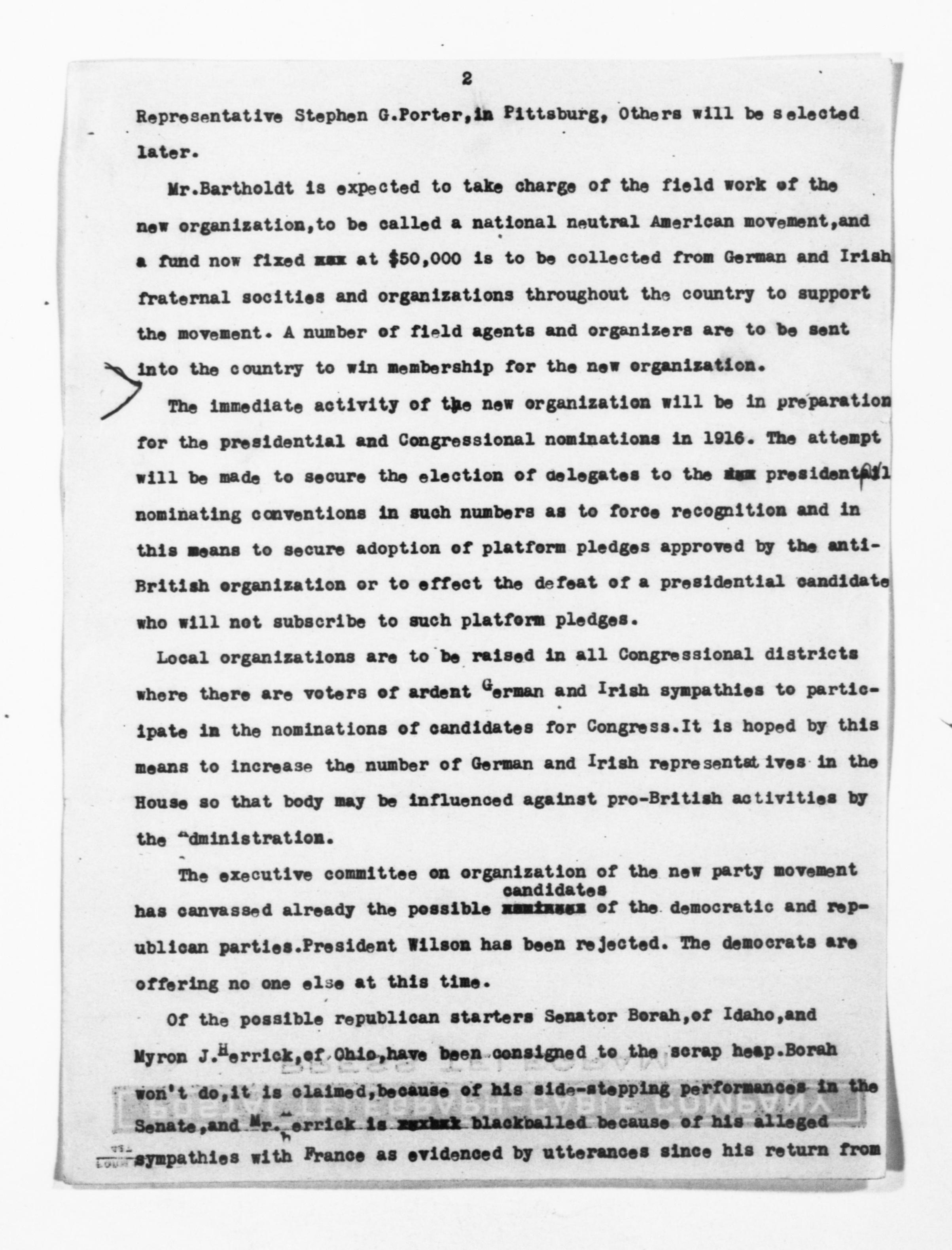 Scanned image of the current content page