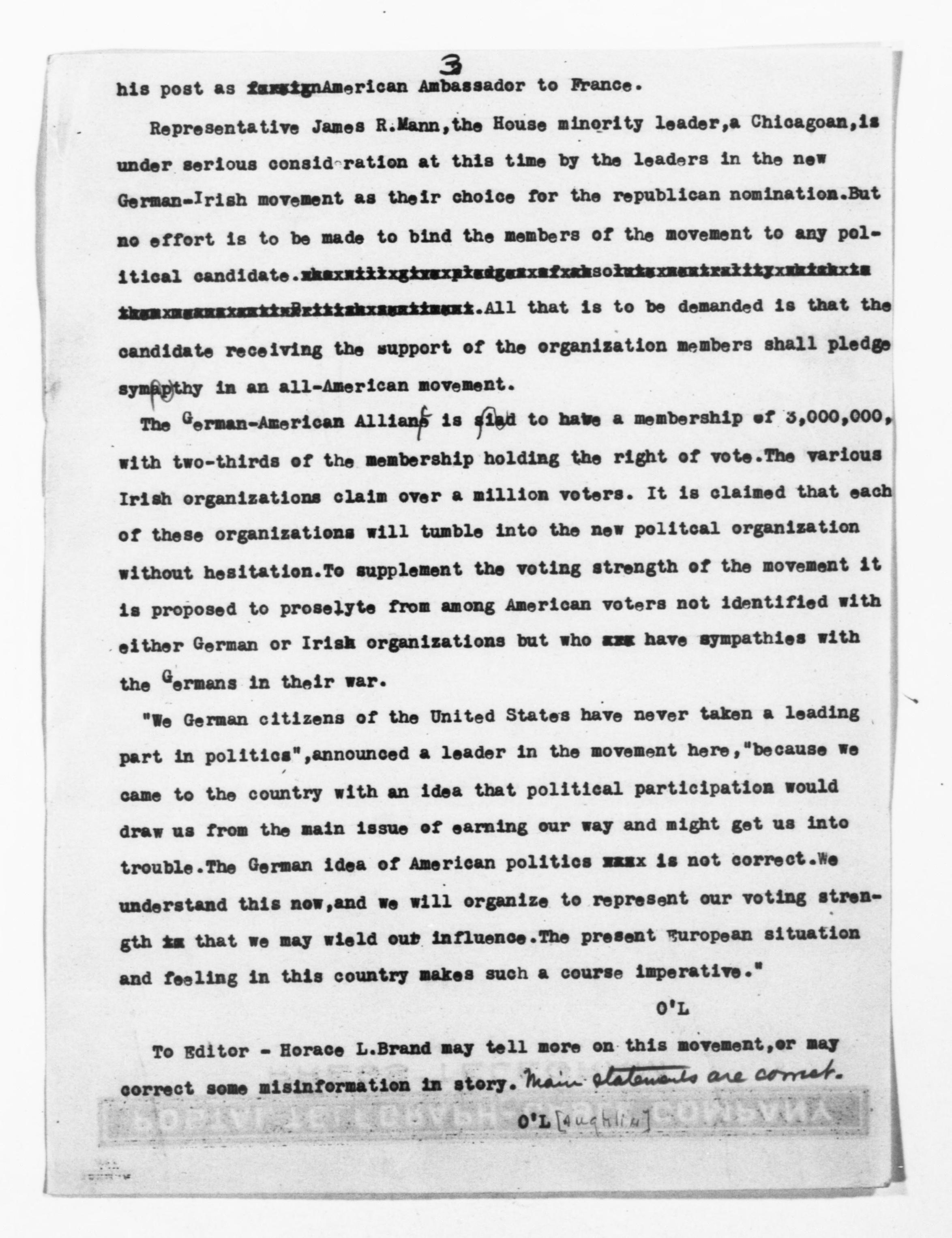 Scanned image of the current content page