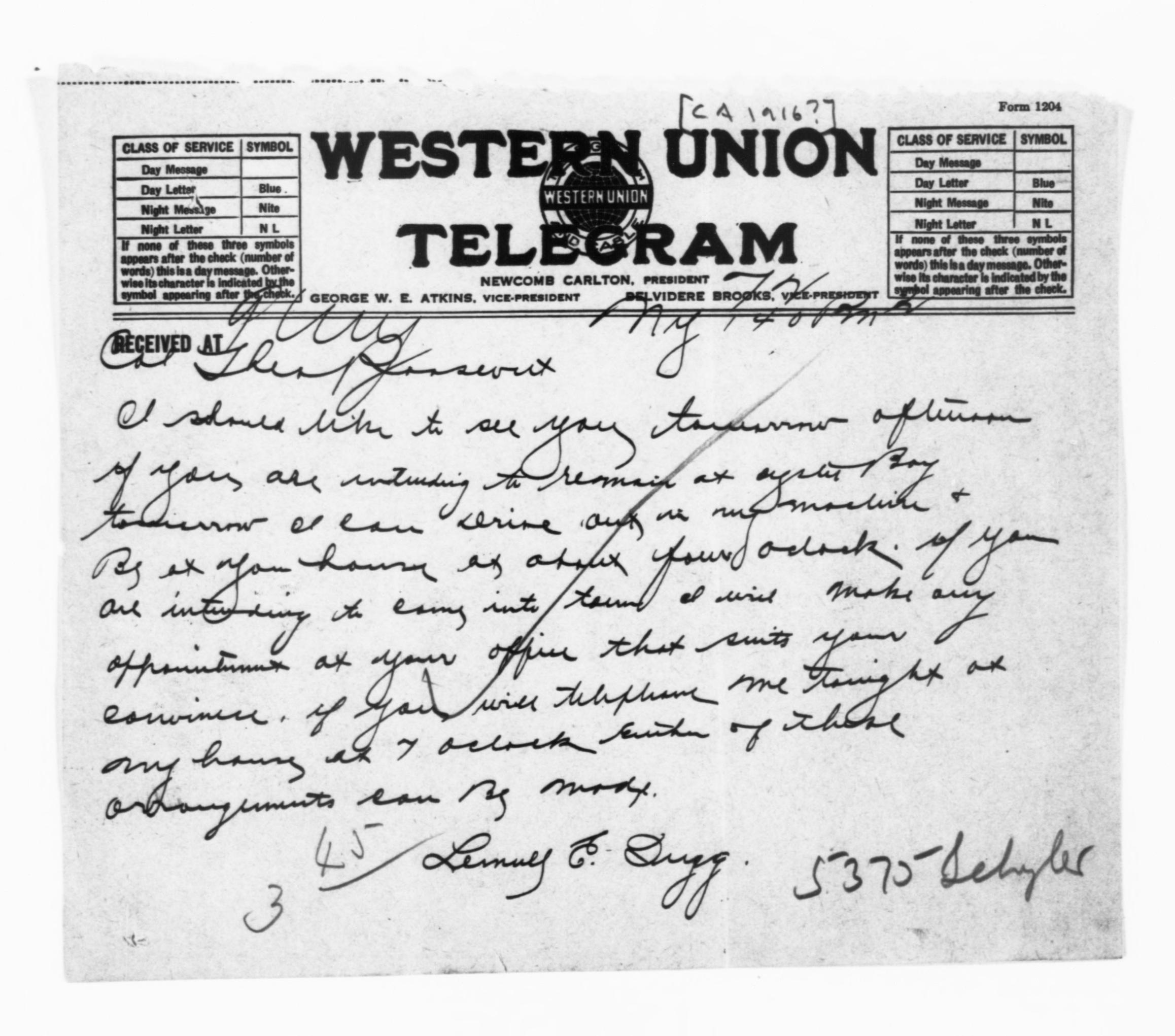 Scanned image of the current content page