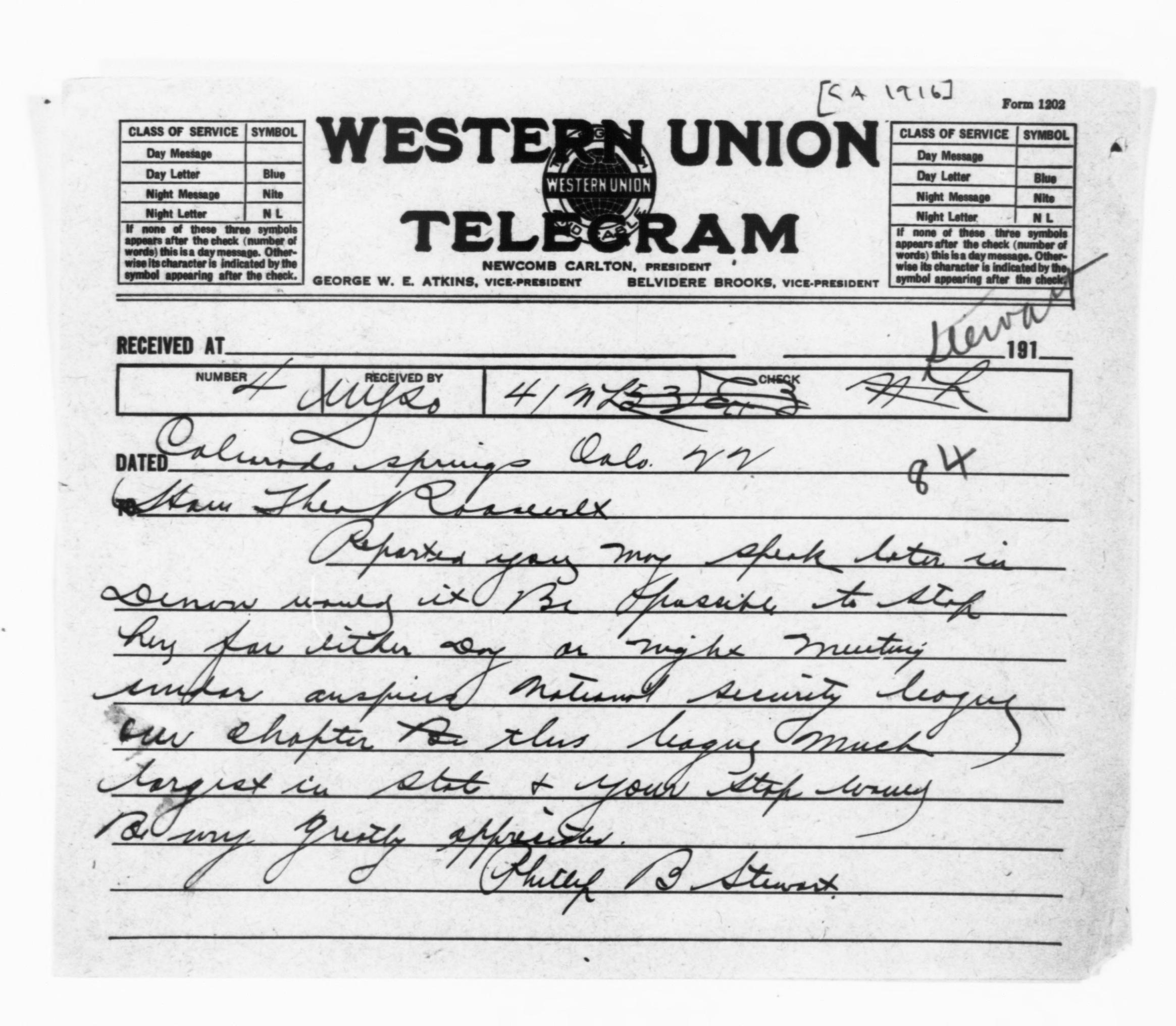 Scanned image of the current content page