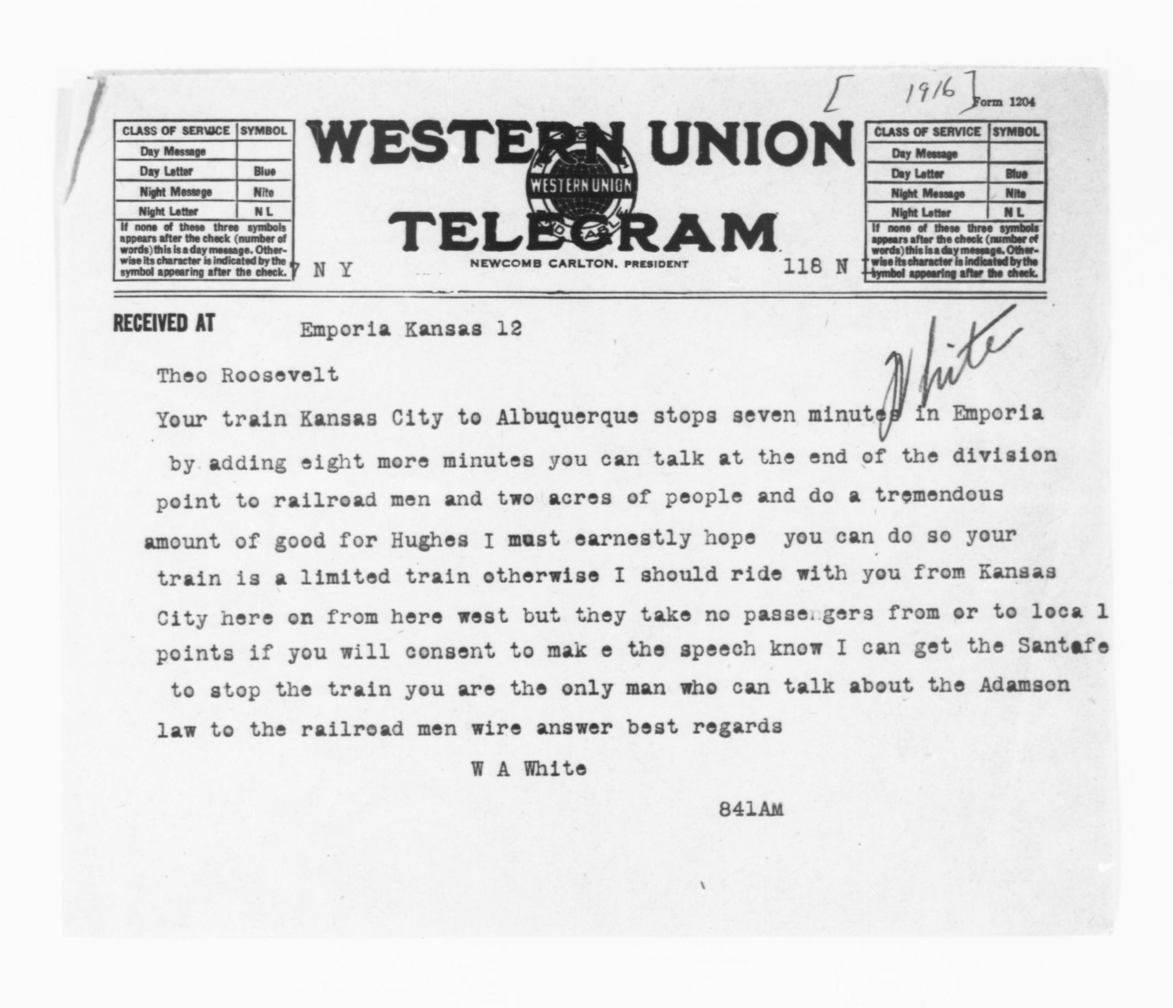 Scanned image of the current content page