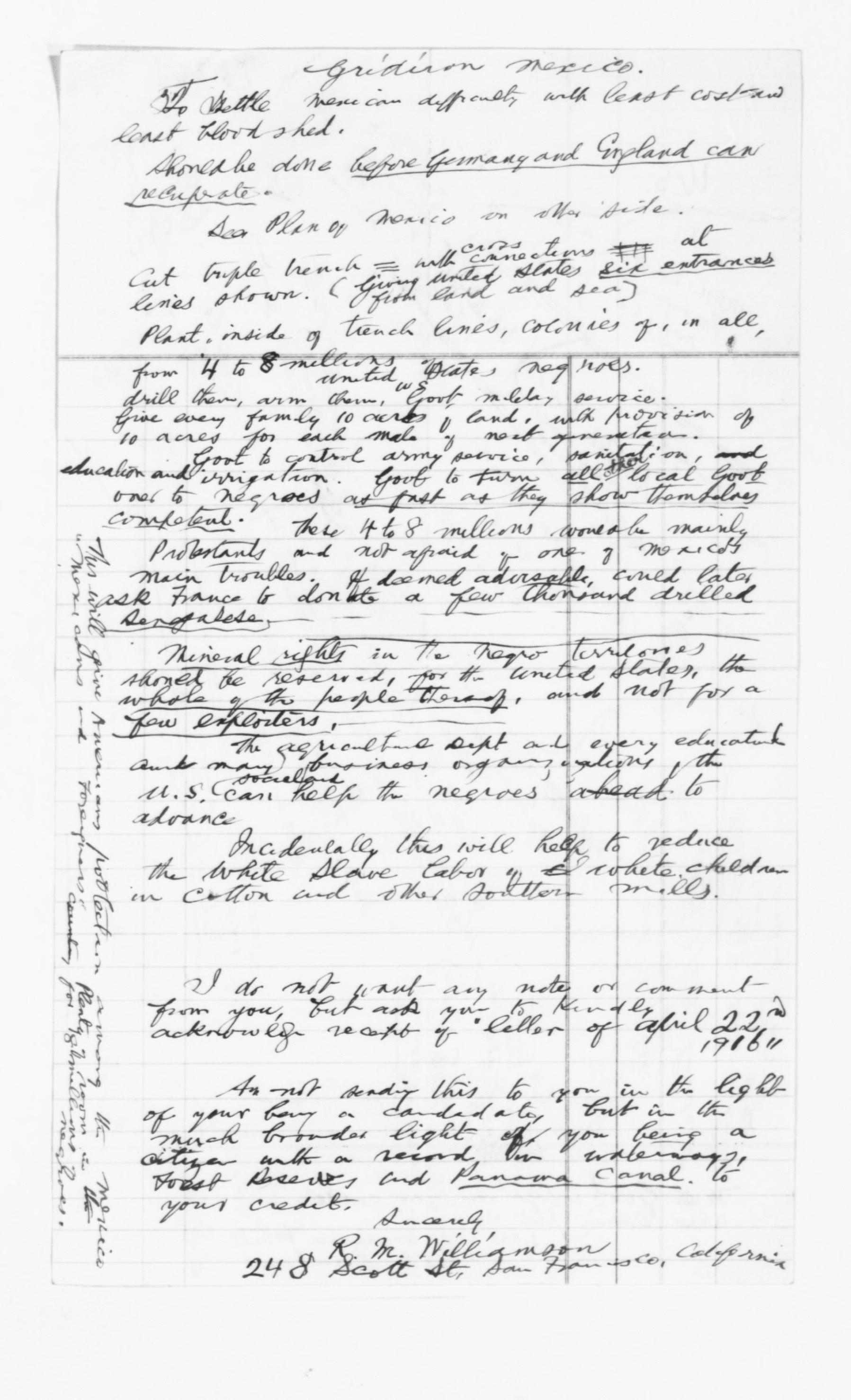 Scanned image of the current content page