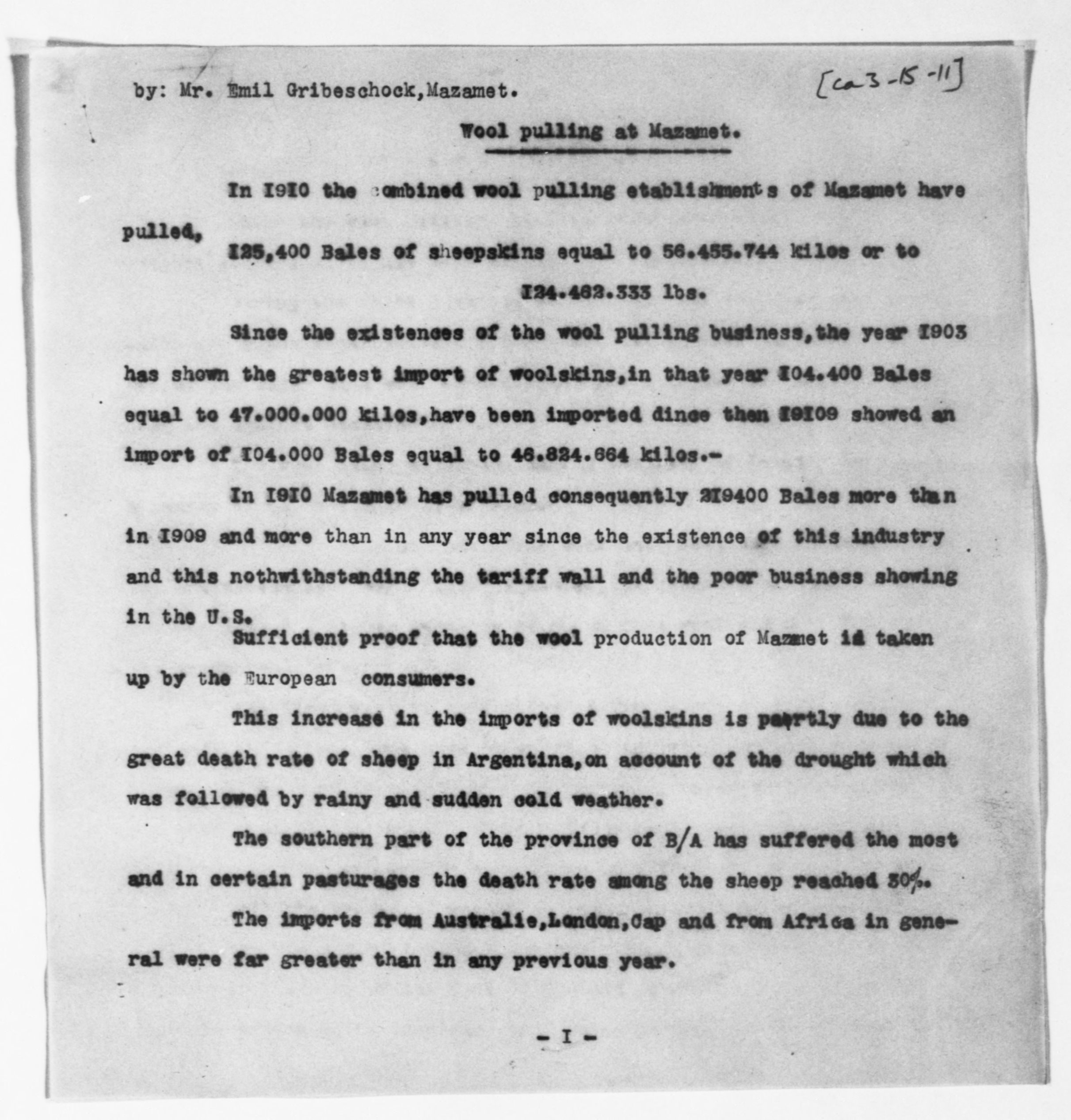 Scanned image of the current content page