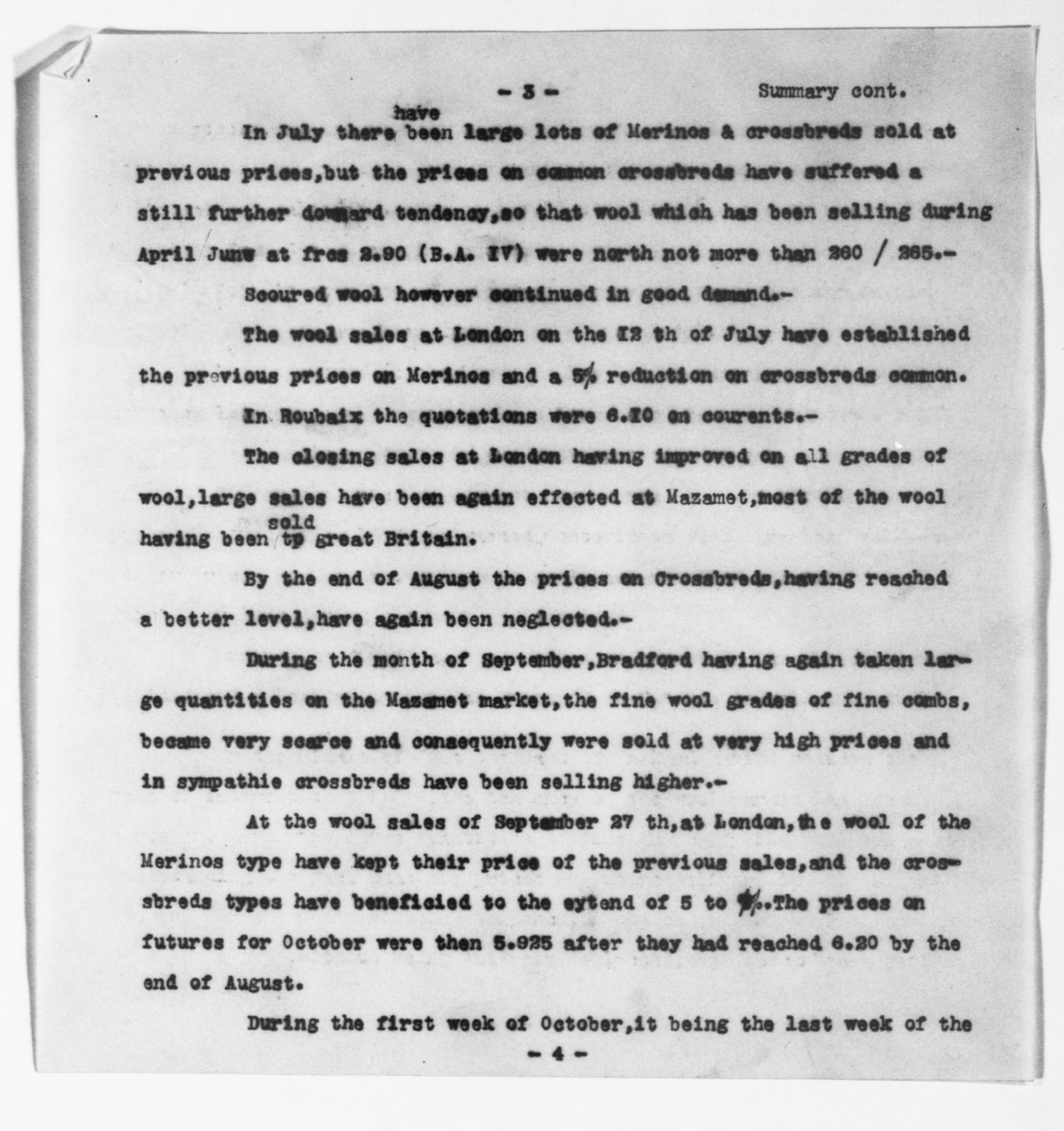 Scanned image of the current content page