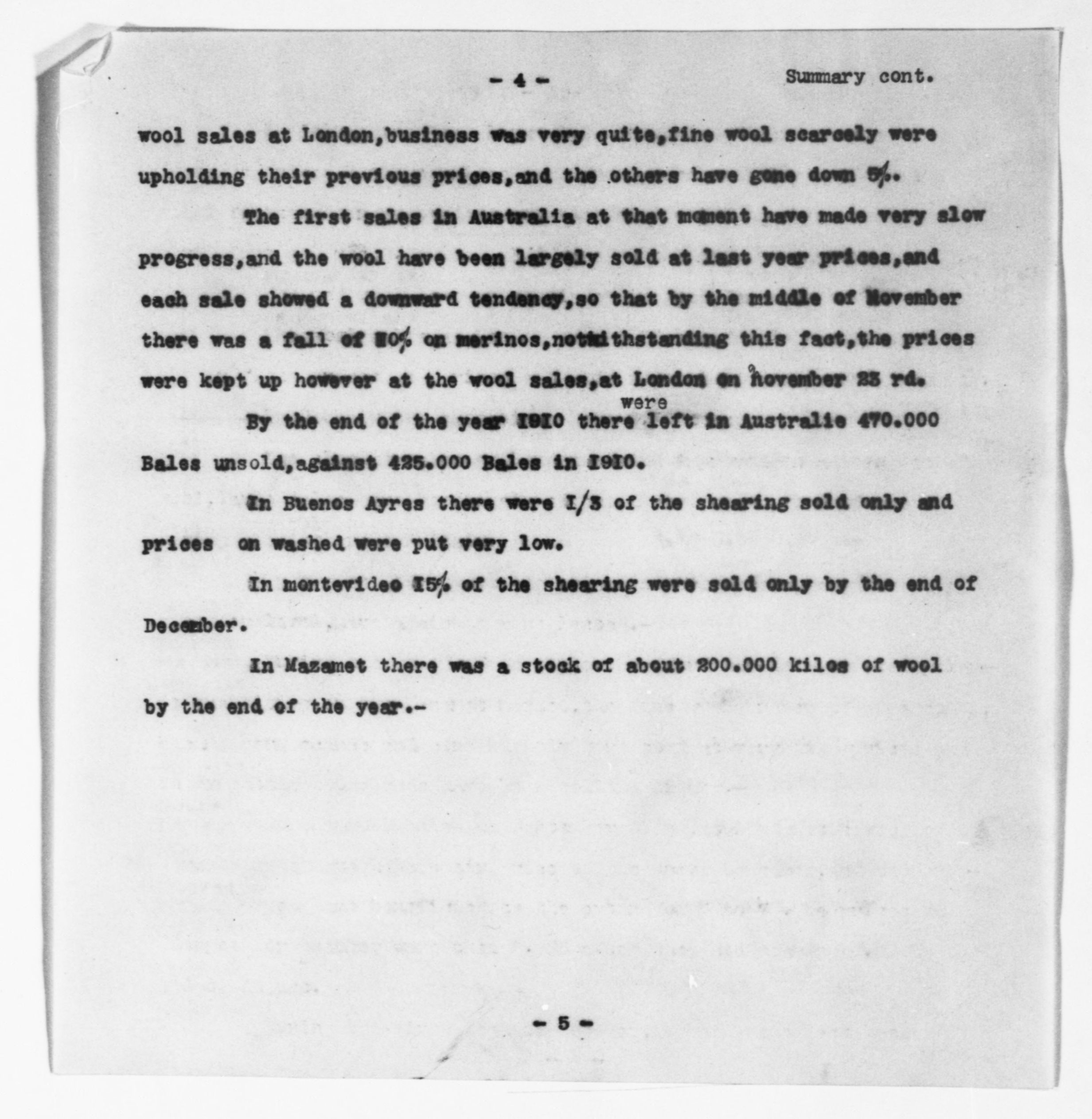 Scanned image of the current content page