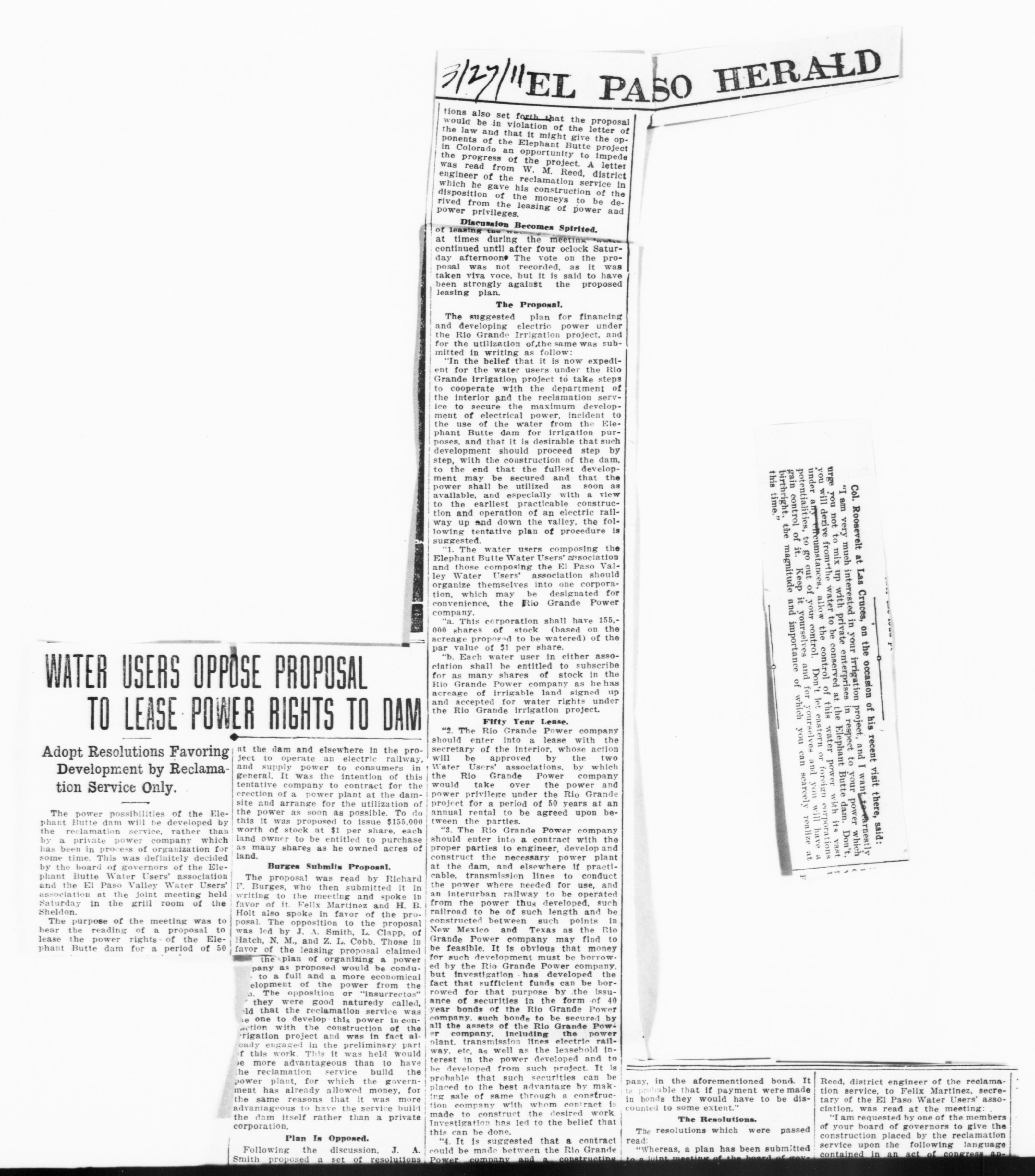 Scanned image of the current content page