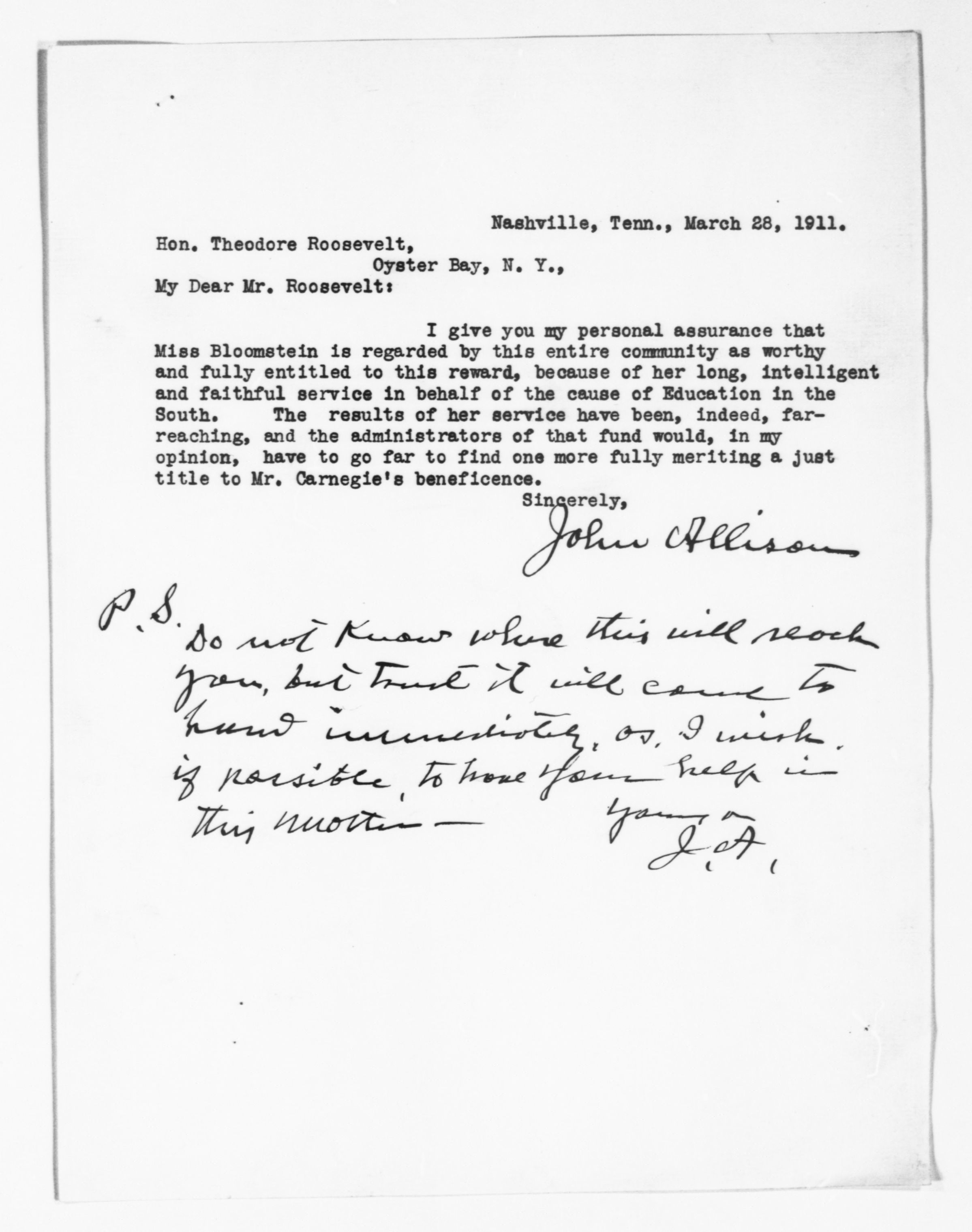 Scanned image of the current content page