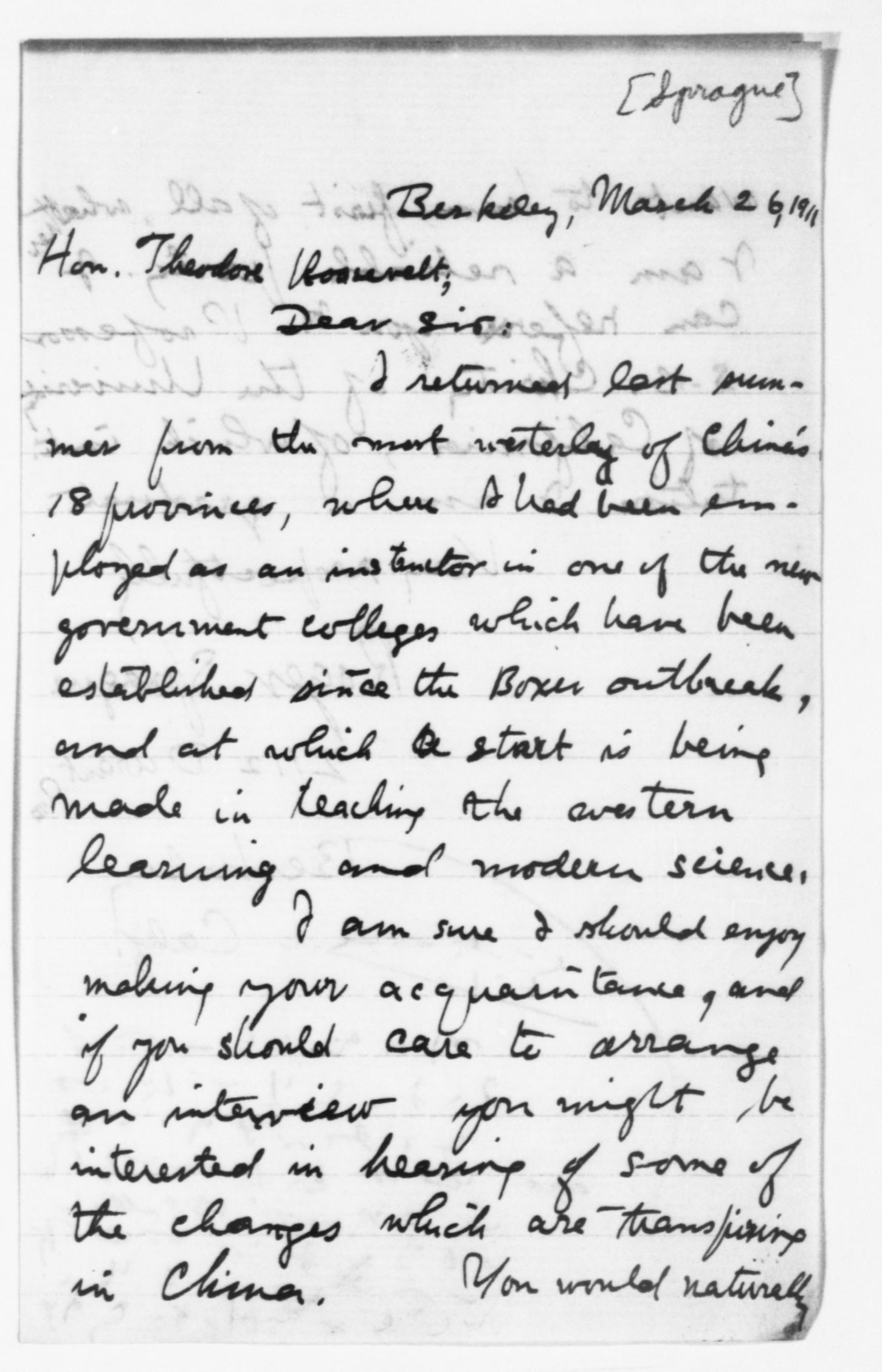 Scanned image of the current content page