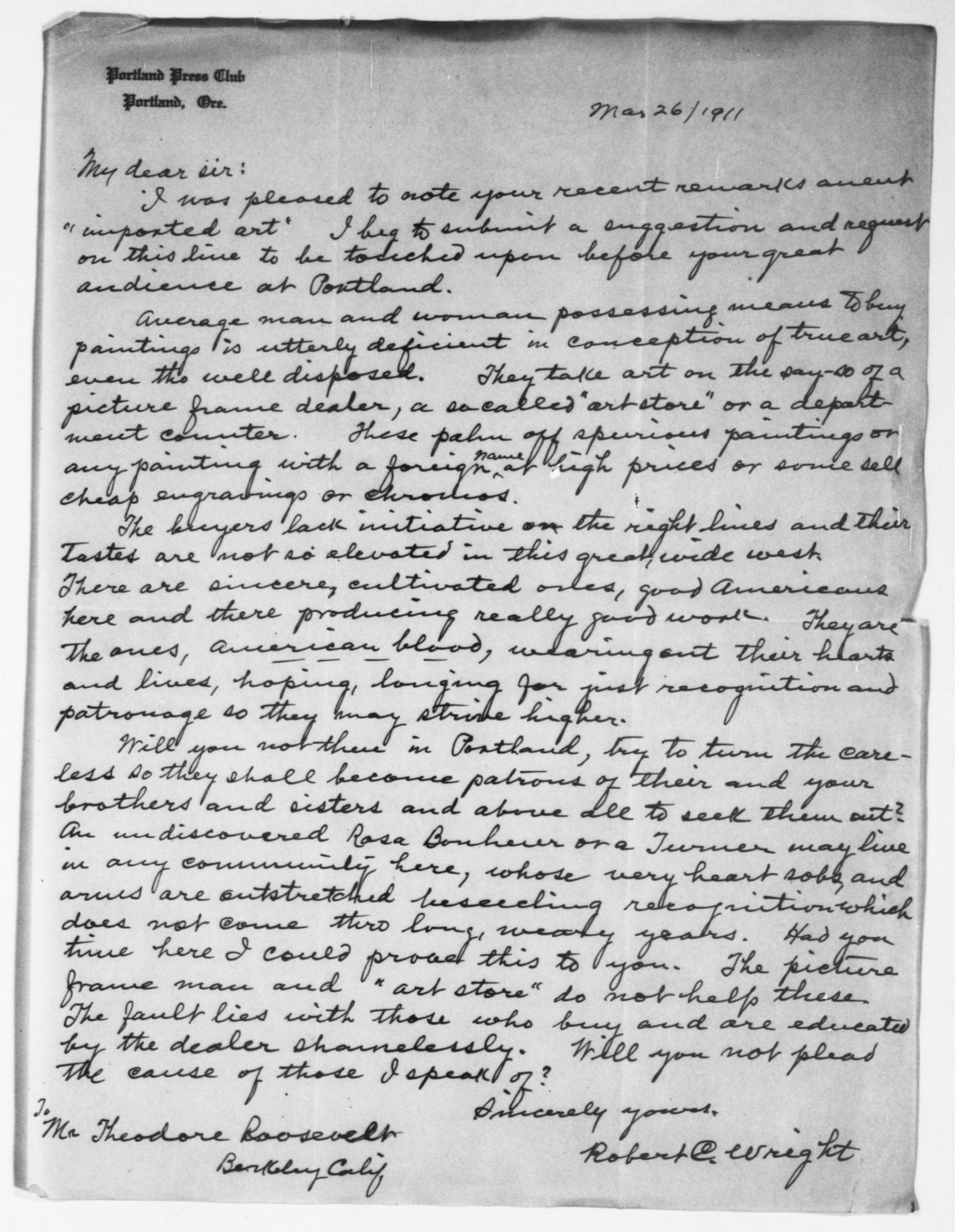 Scanned image of the current content page