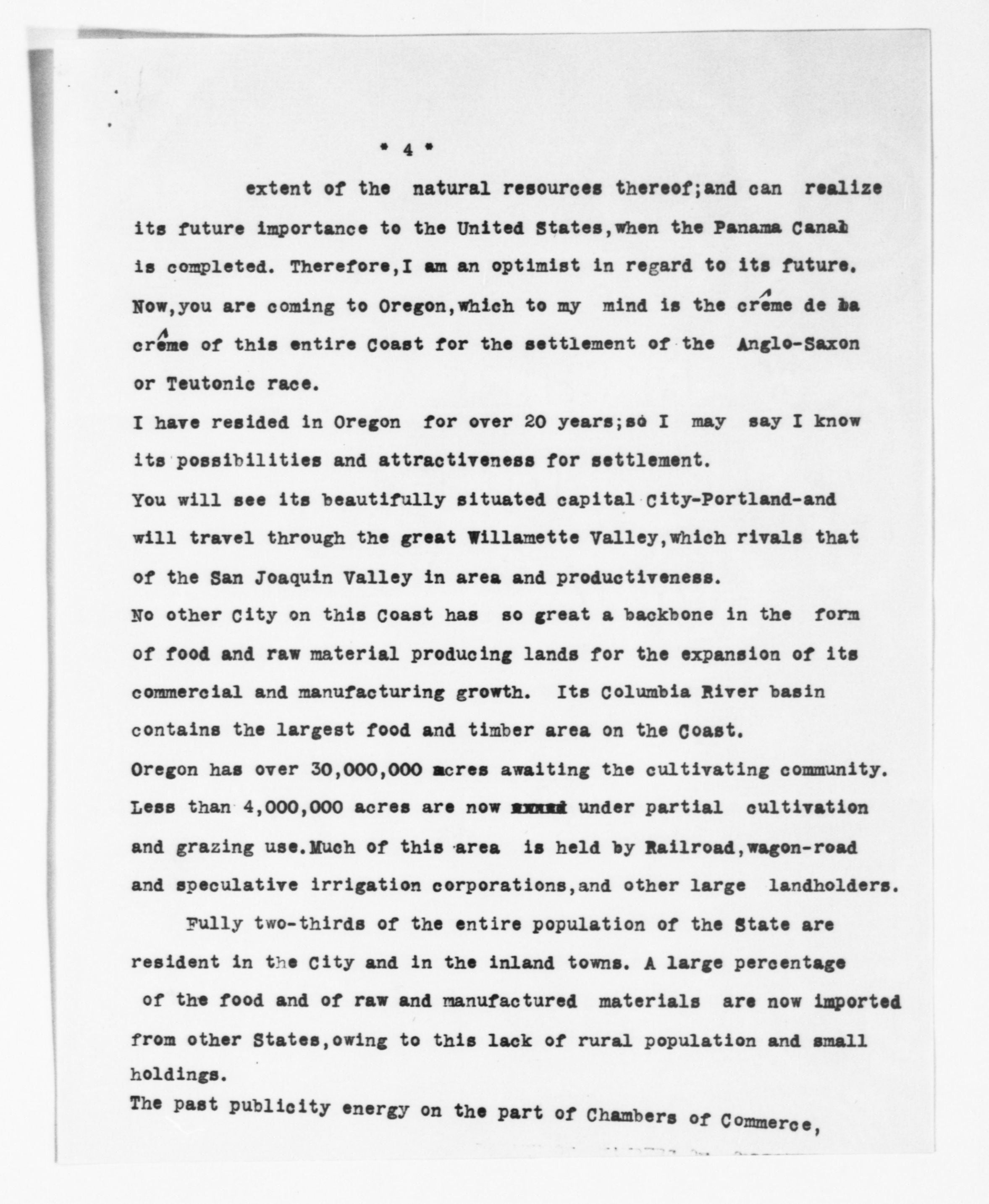 Scanned image of the current content page