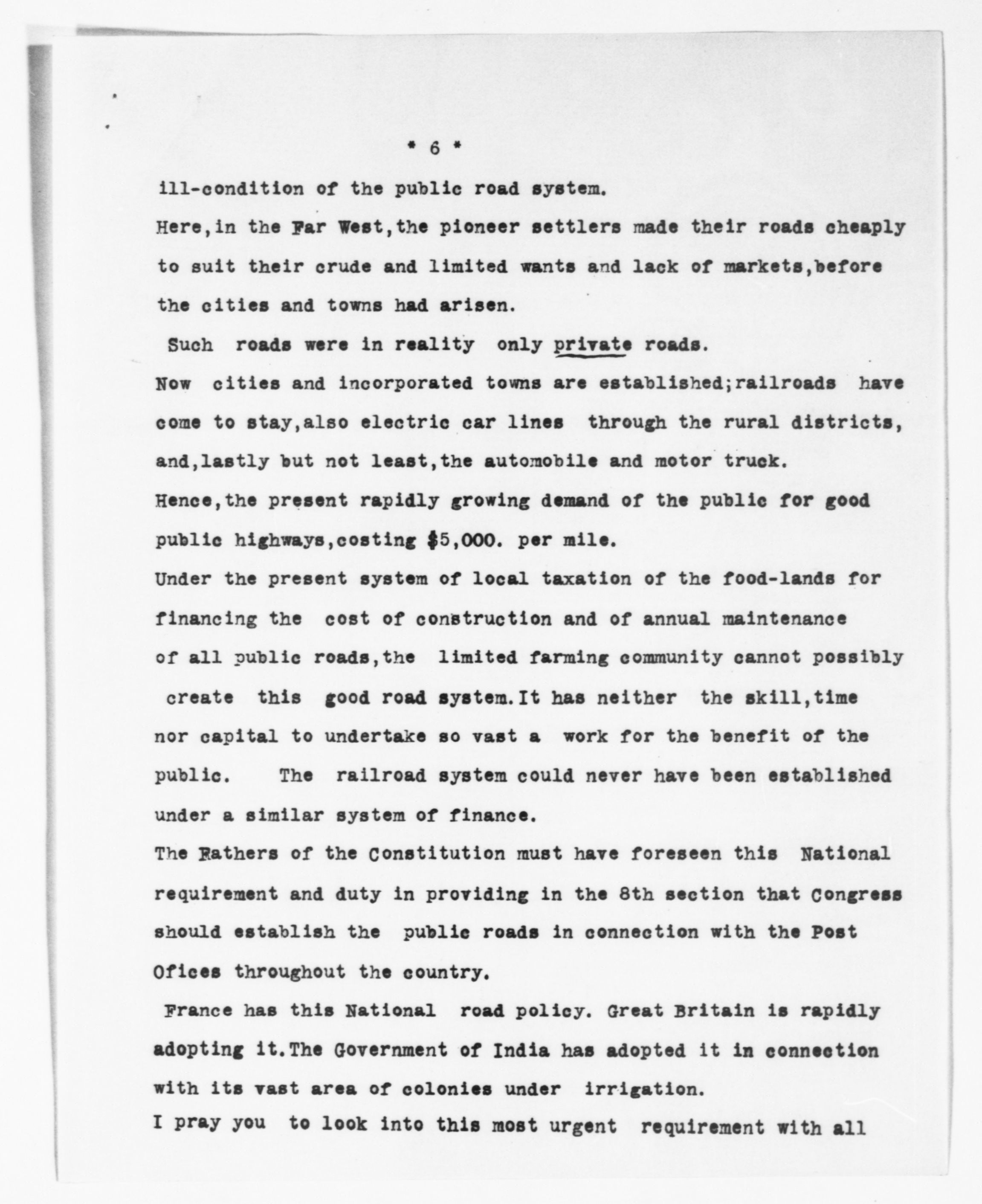 Scanned image of the current content page