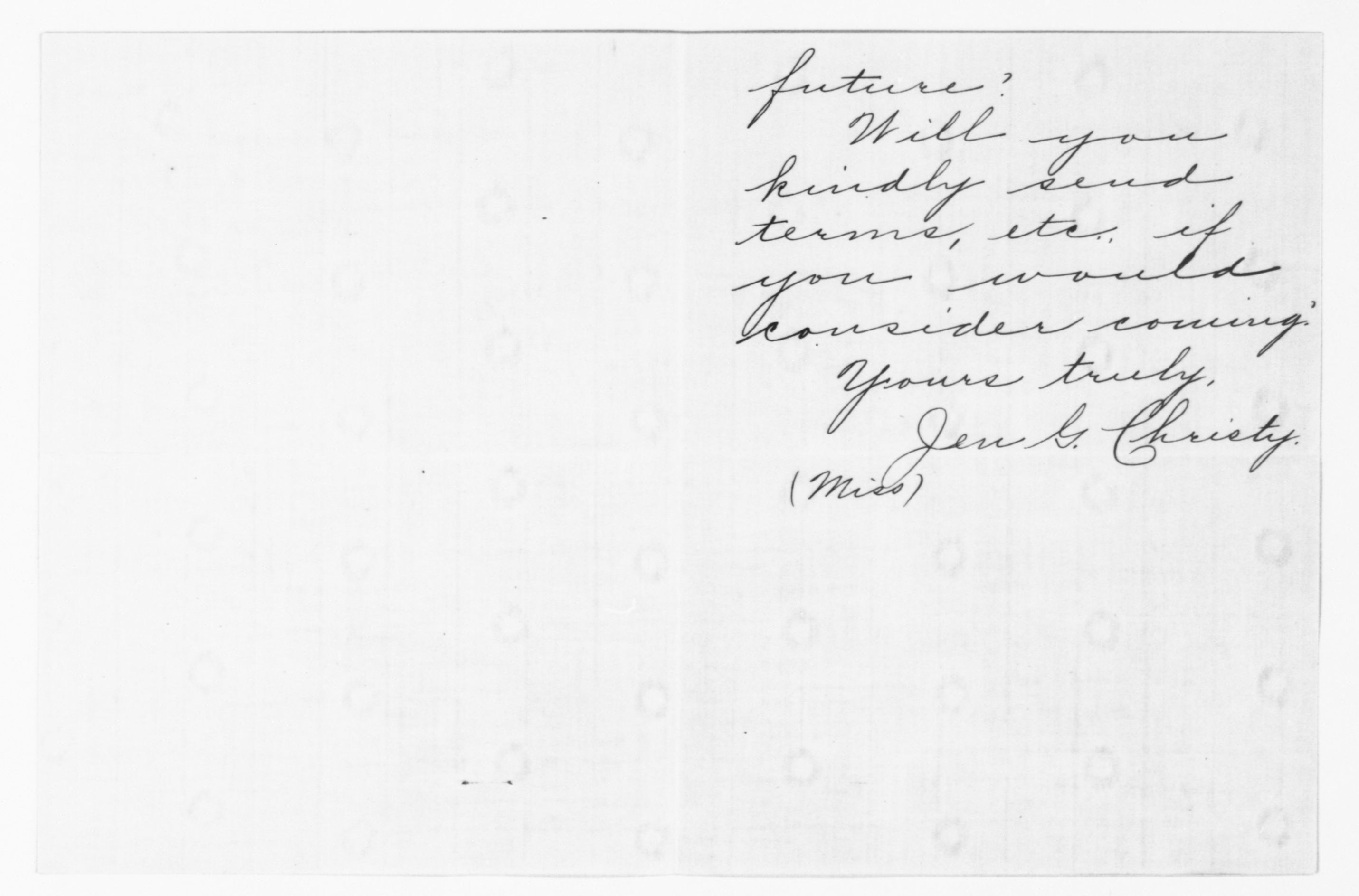 Scanned image of the current content page