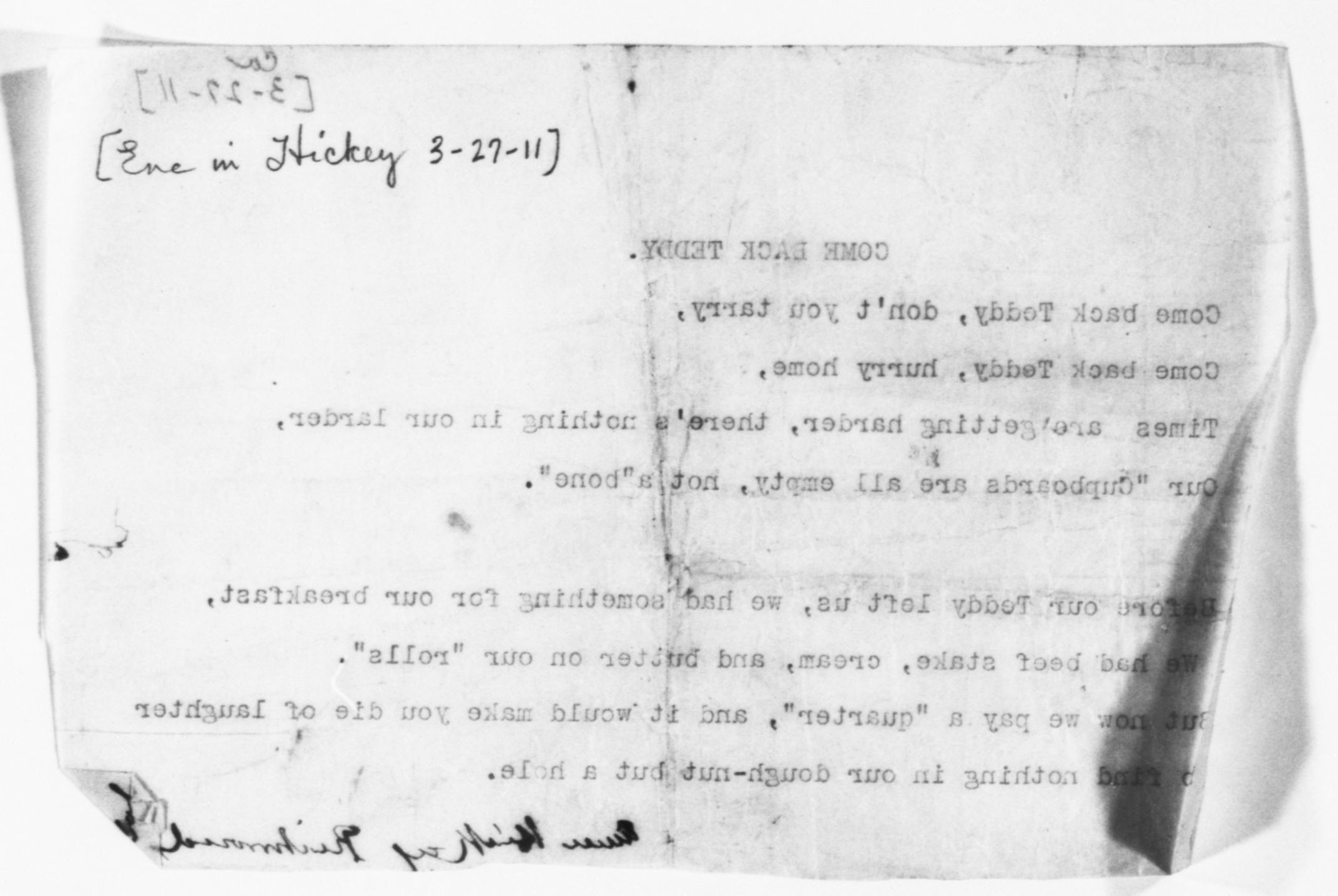 Scanned image of the current content page