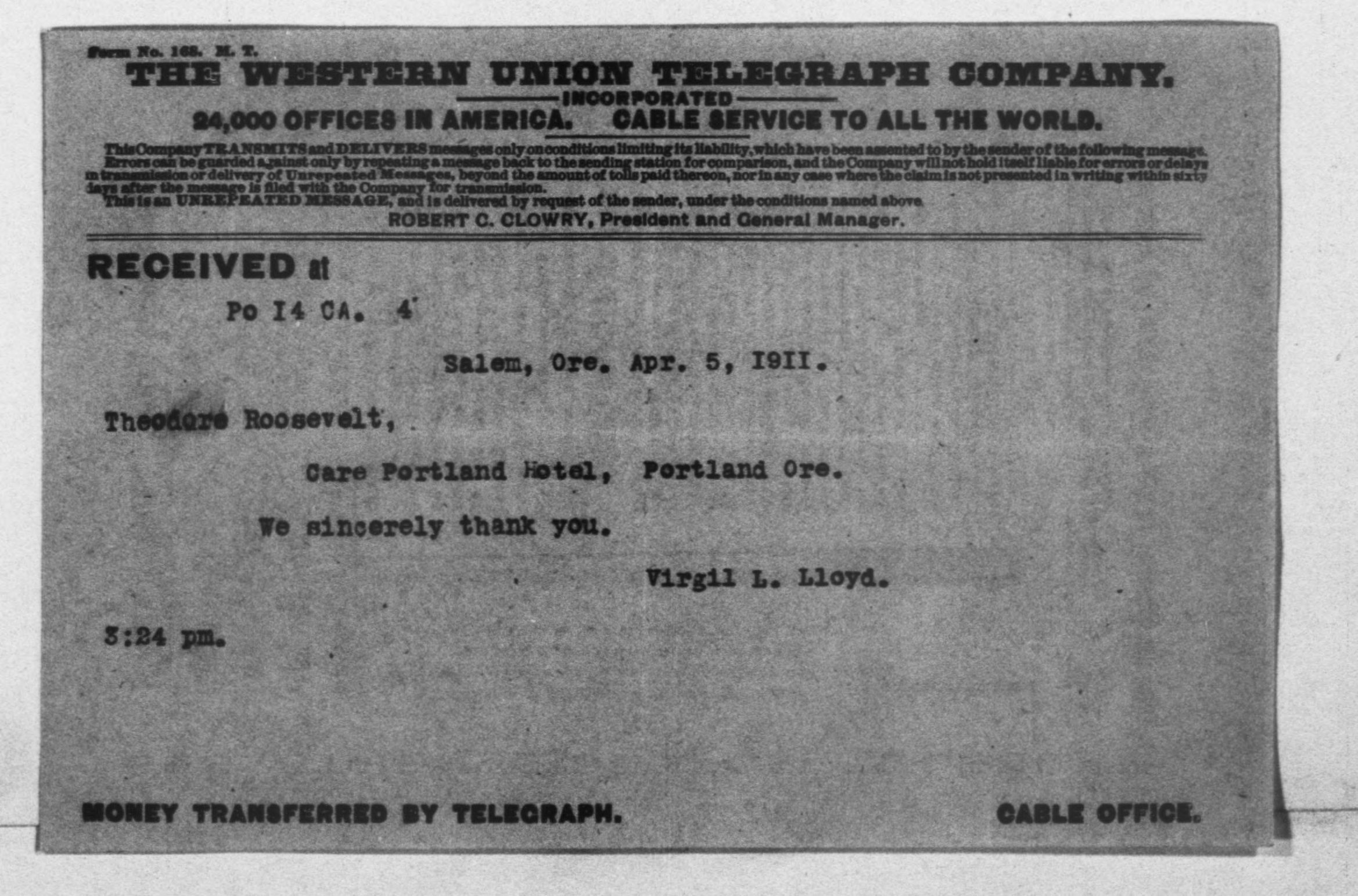 Scanned image of the current content page