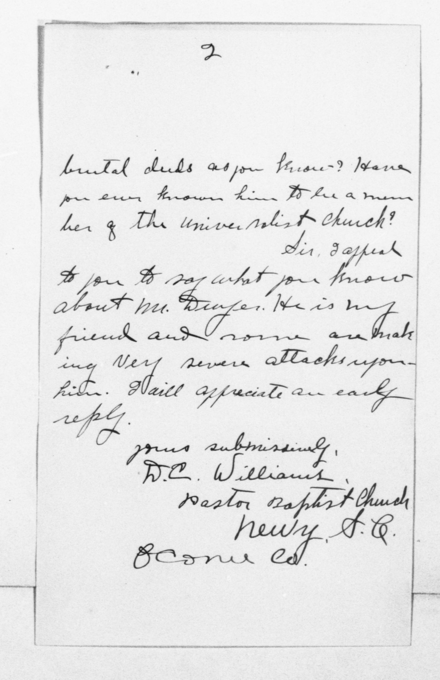 Scanned image of the current content page