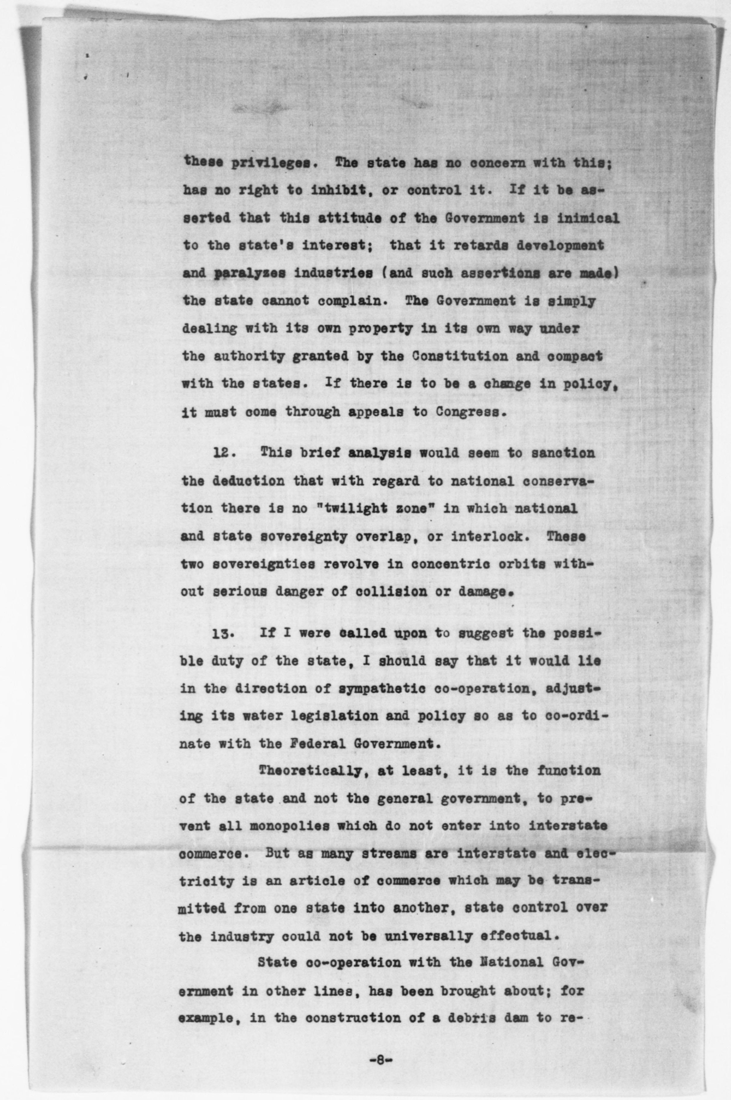 Scanned image of the current content page