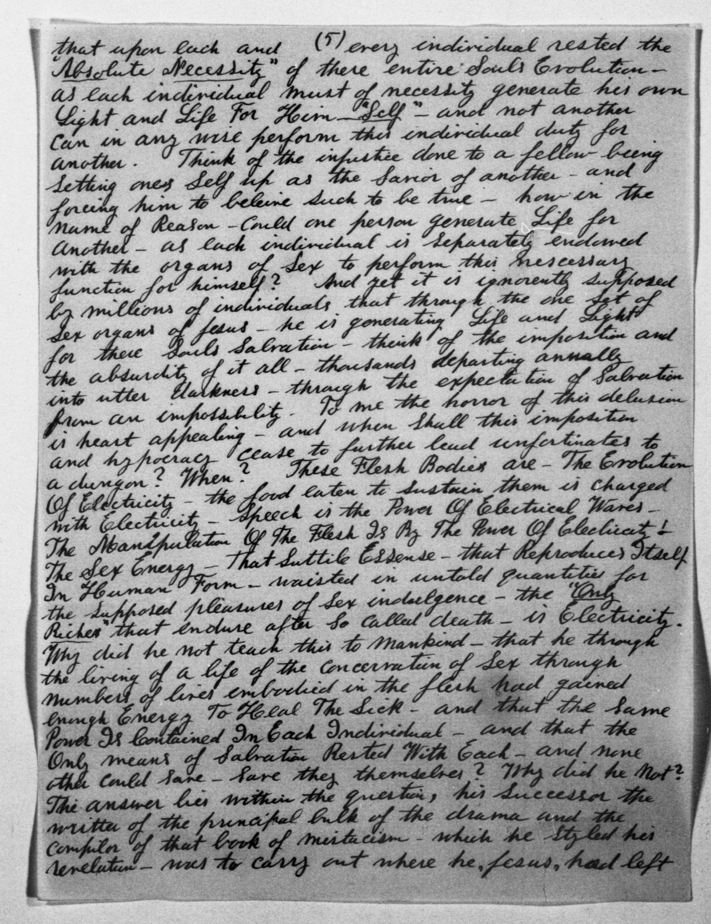 Scanned image of the current content page