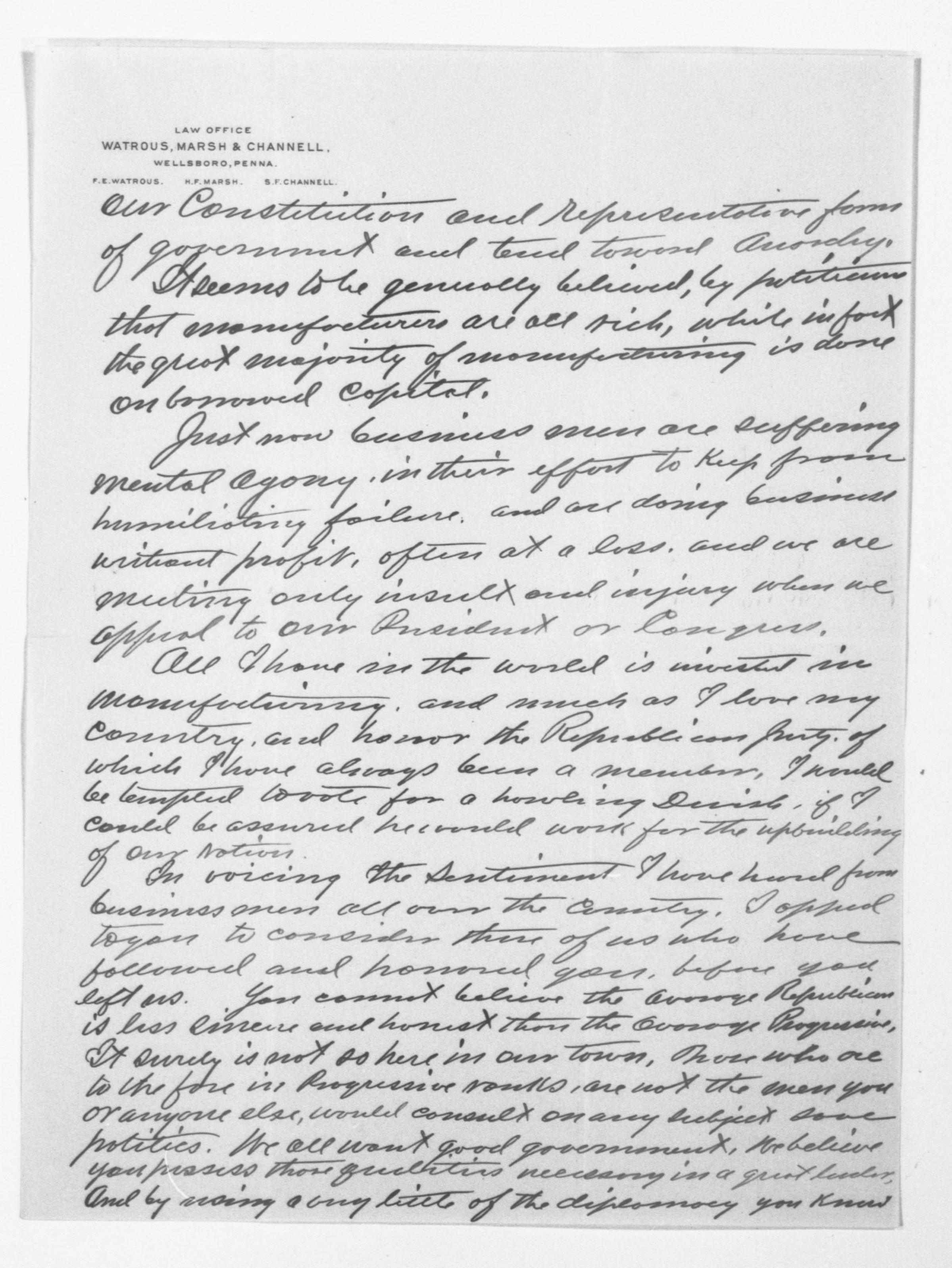 Scanned image of the current content page