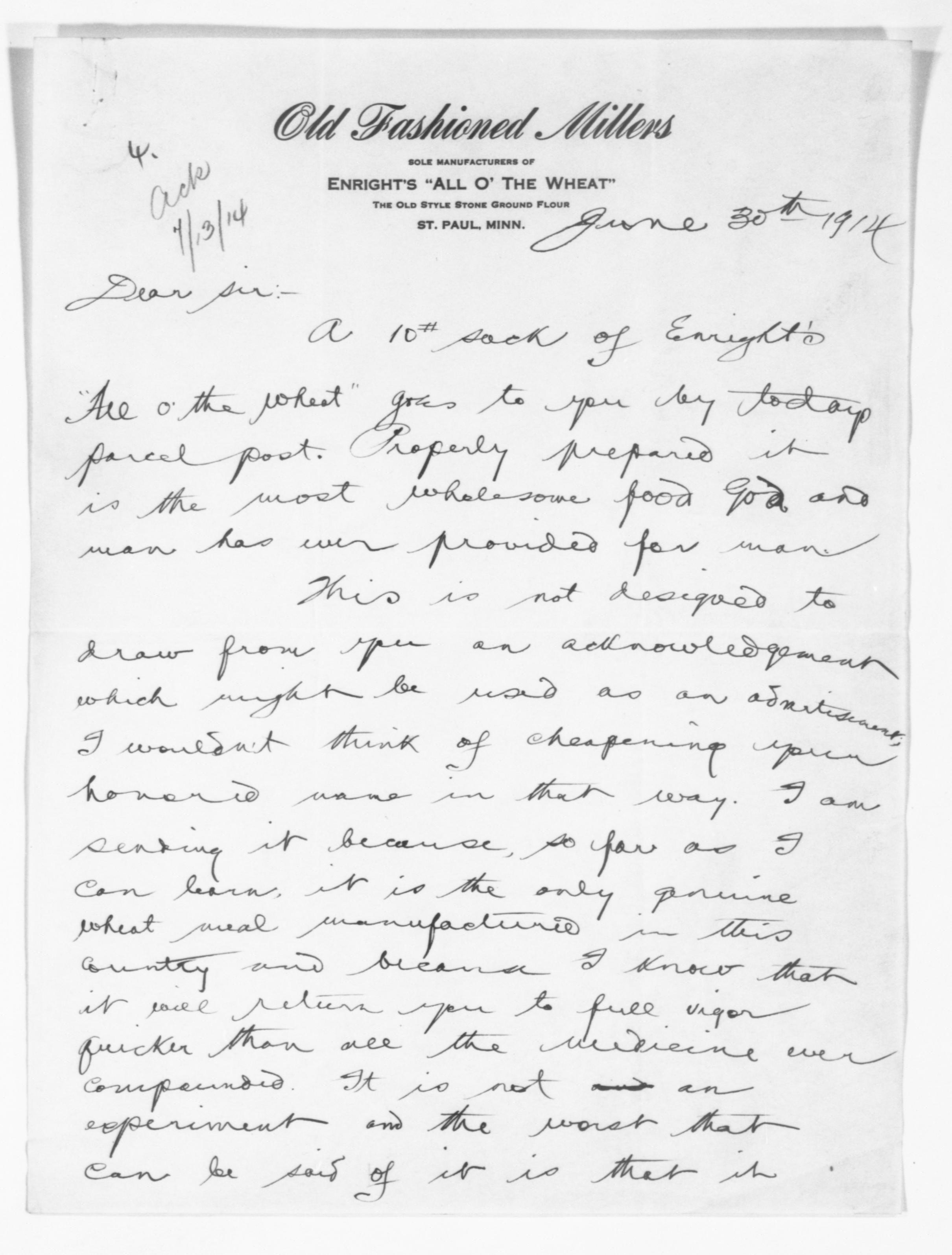 Scanned image of the current content page