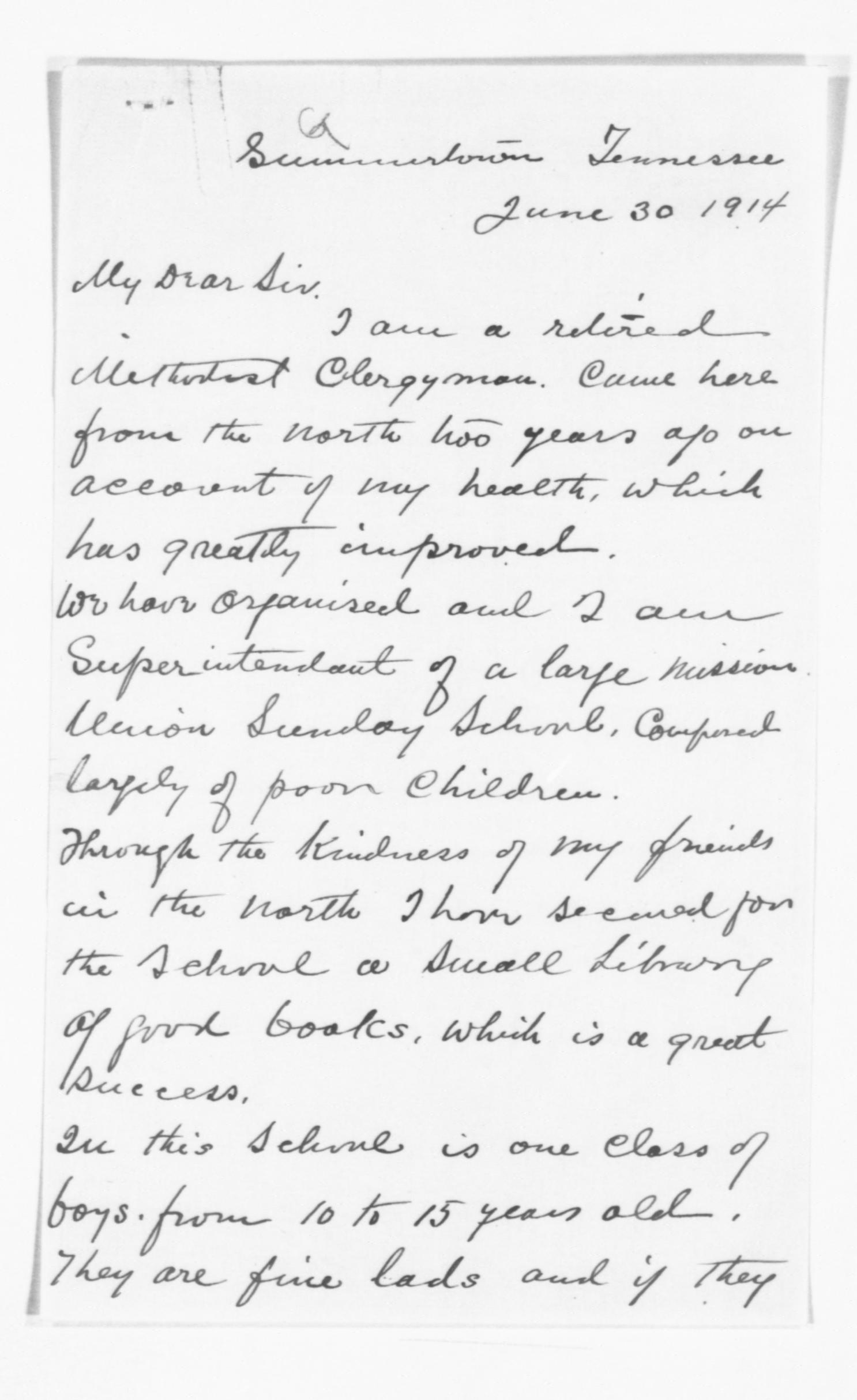 Scanned image of the current content page