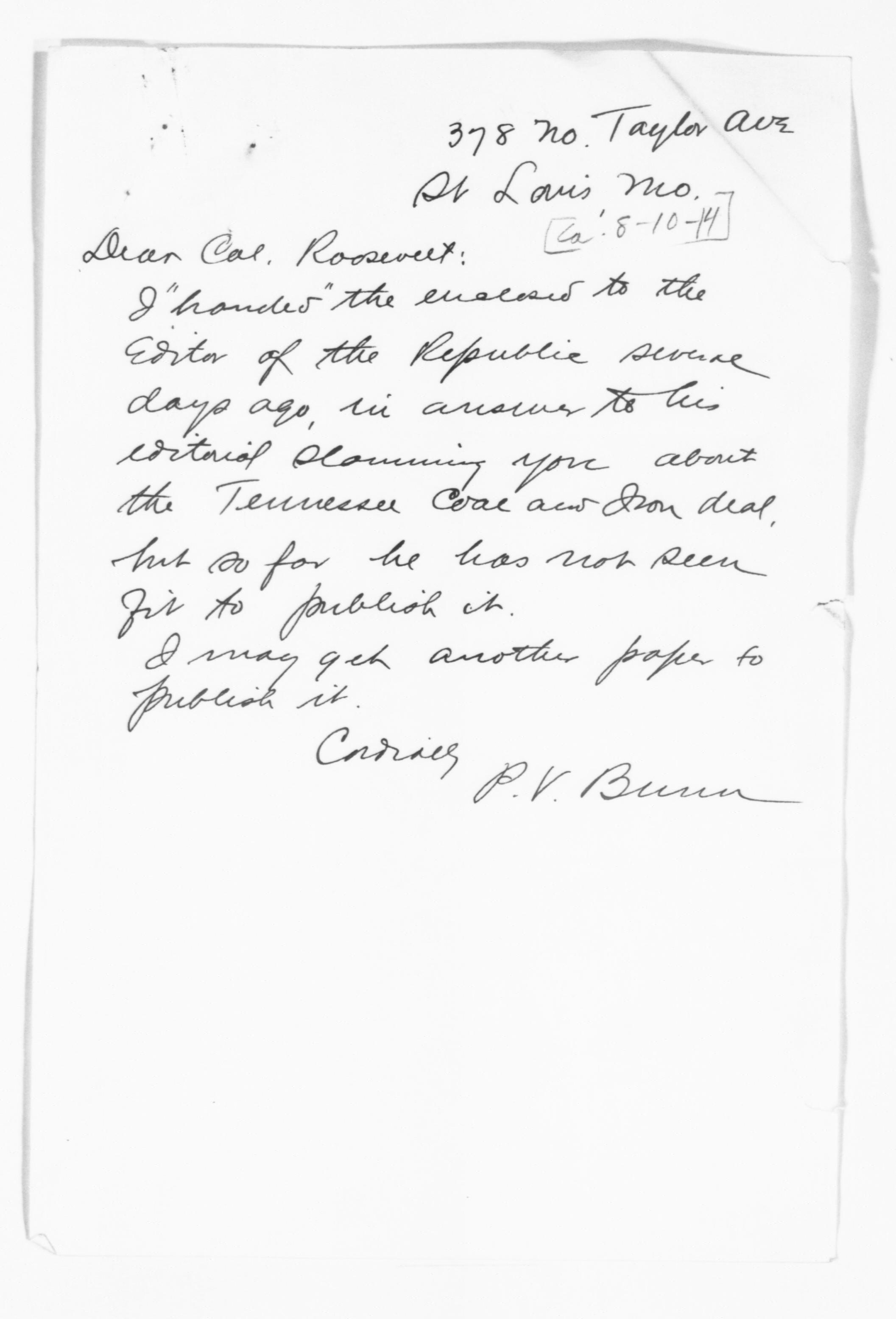 Scanned image of the current content page