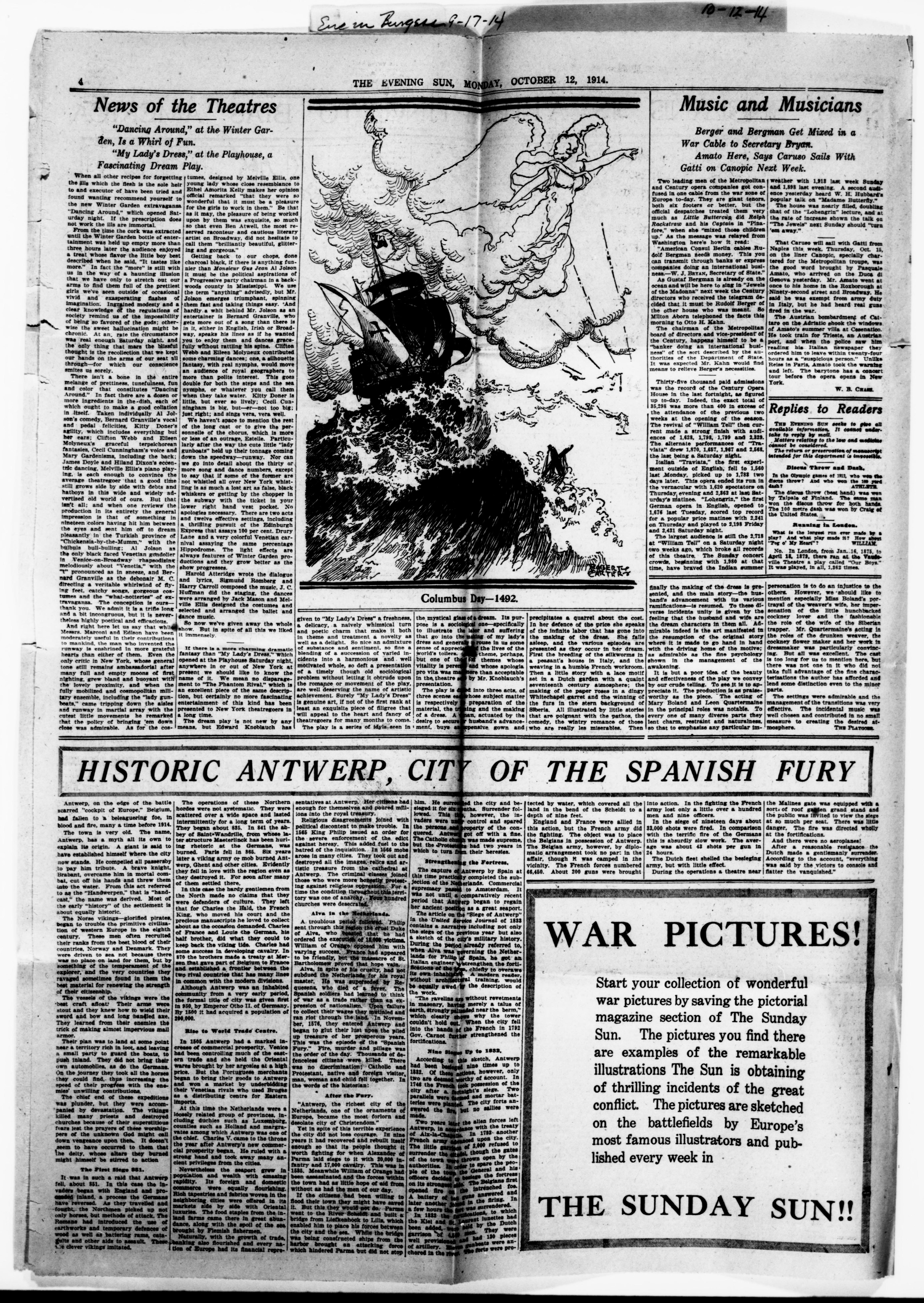 Scanned image of the current content page