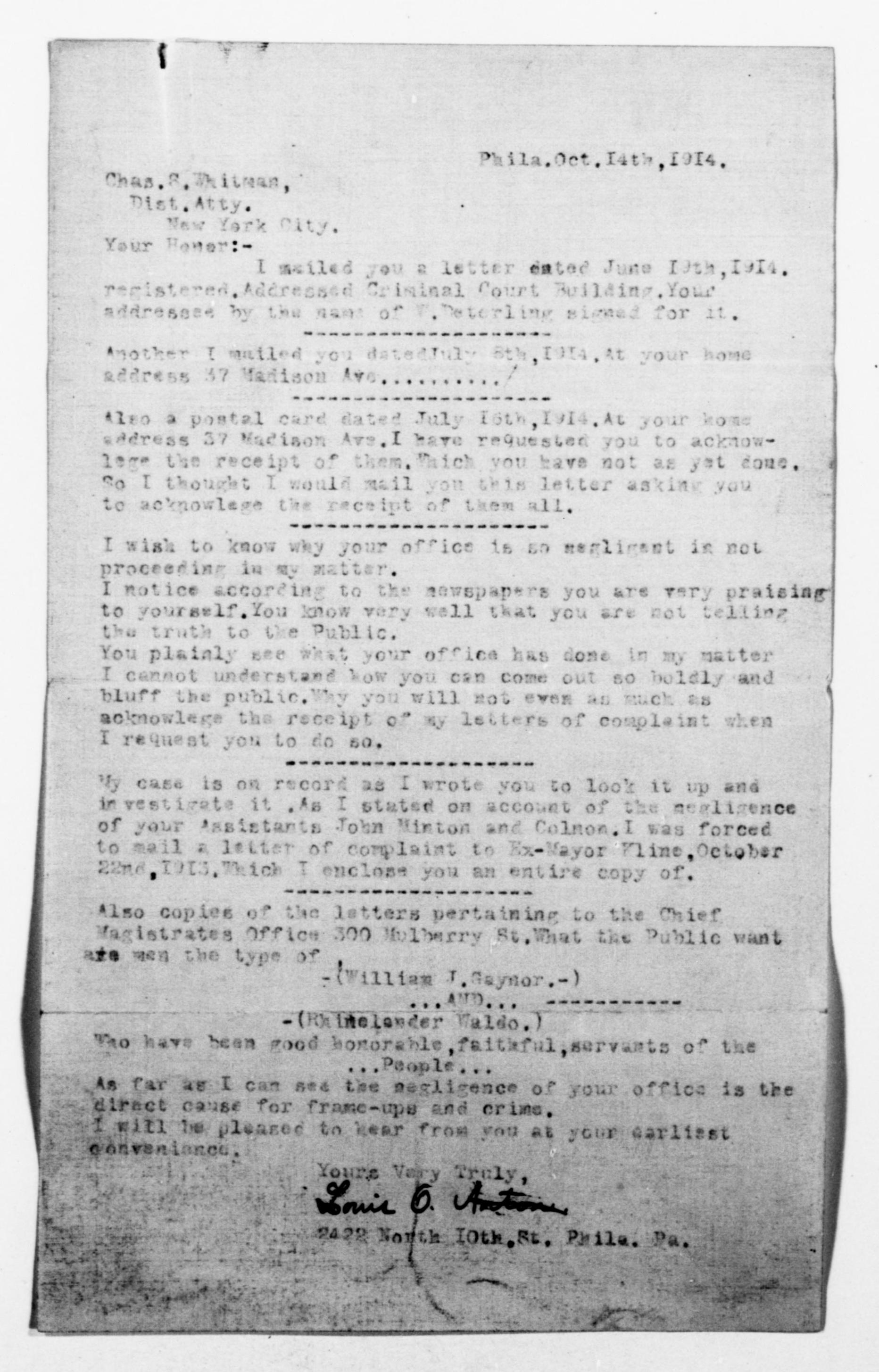 Scanned image of the current content page