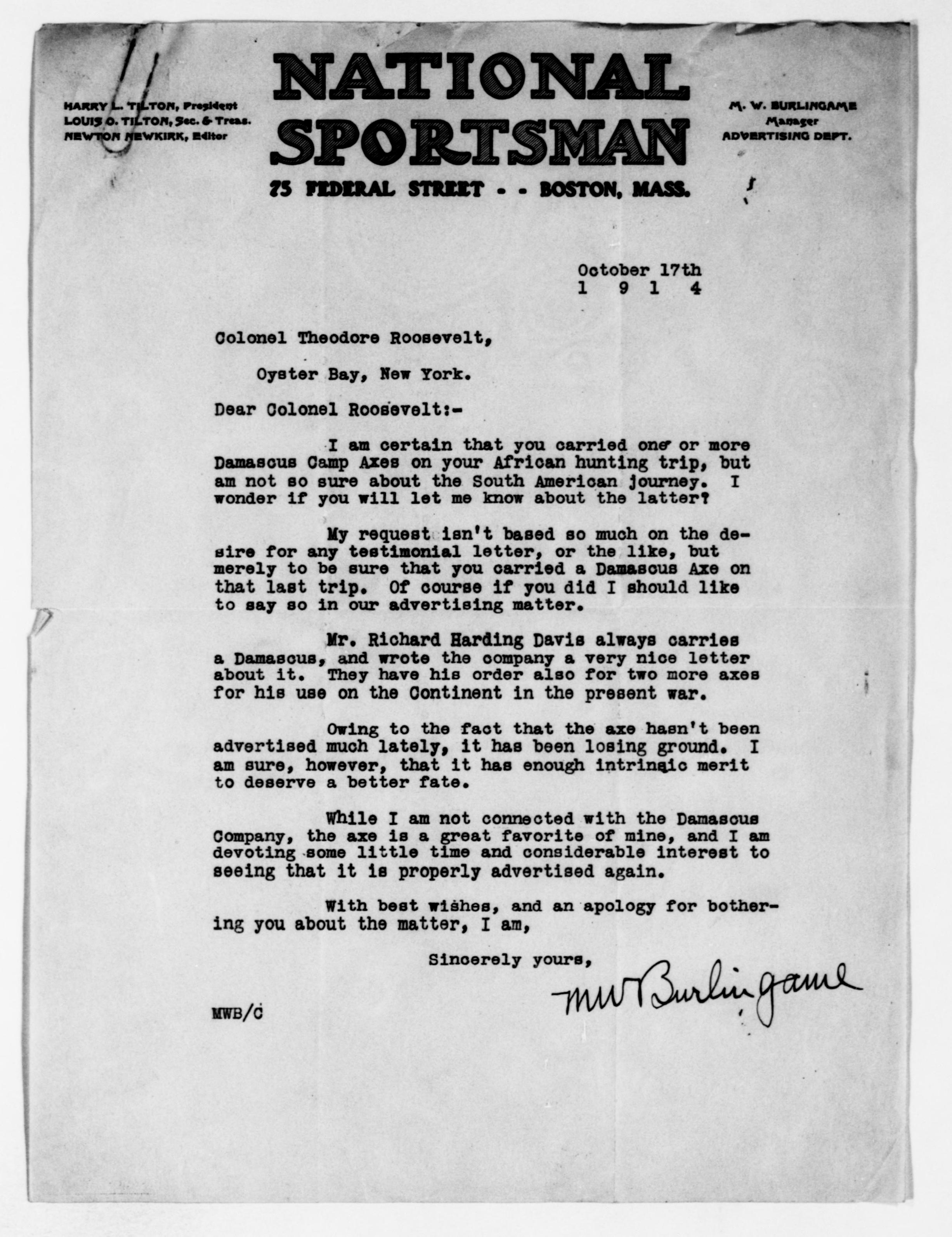 Scanned image of the current content page