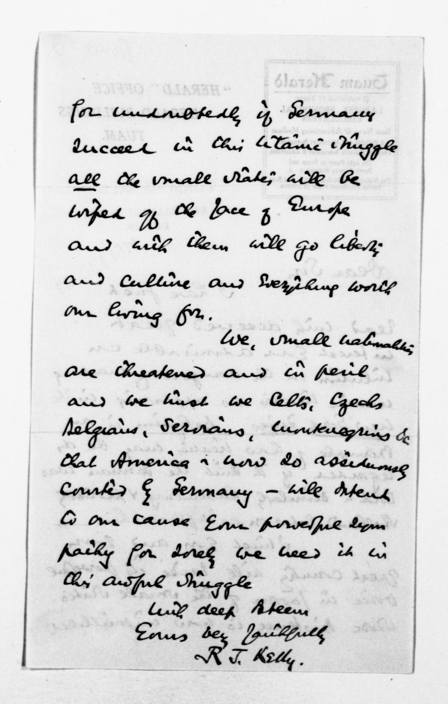 Scanned image of the current content page