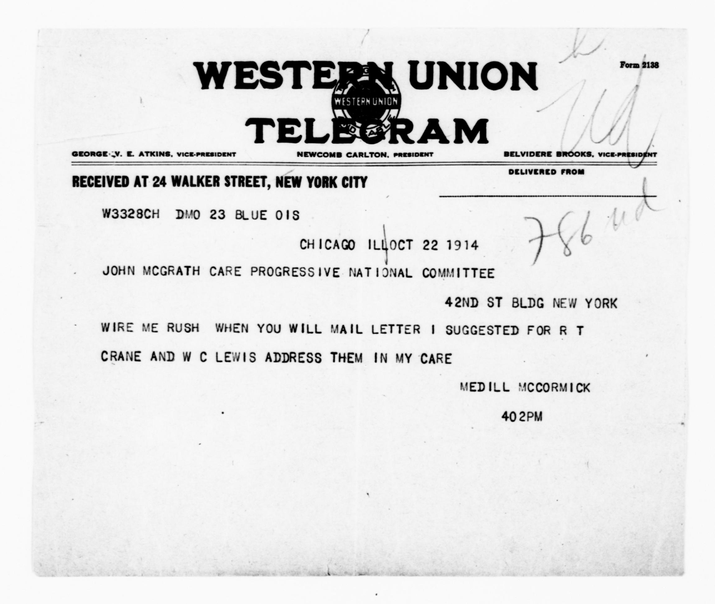 Scanned image of the current content page