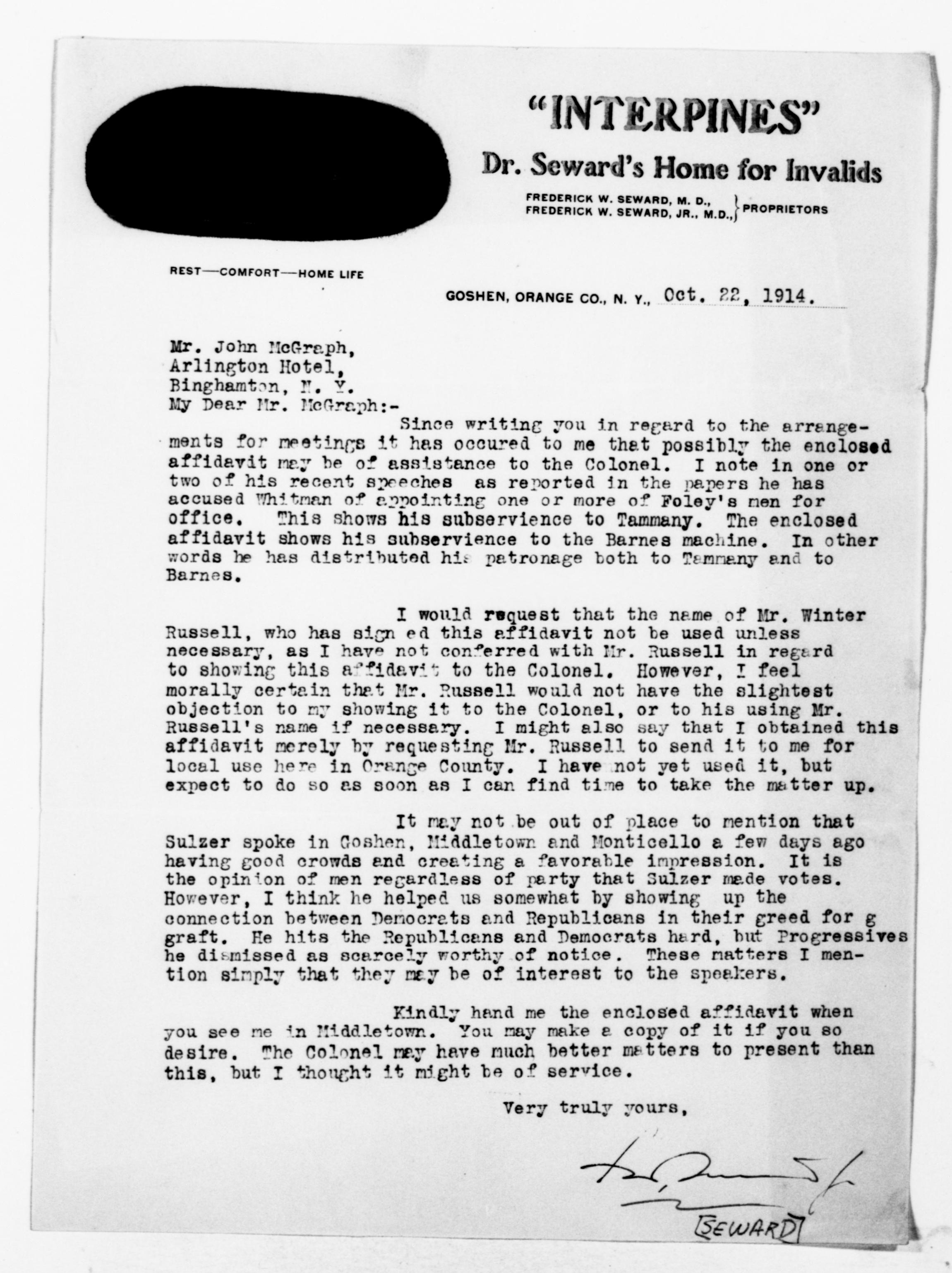 Scanned image of the current content page