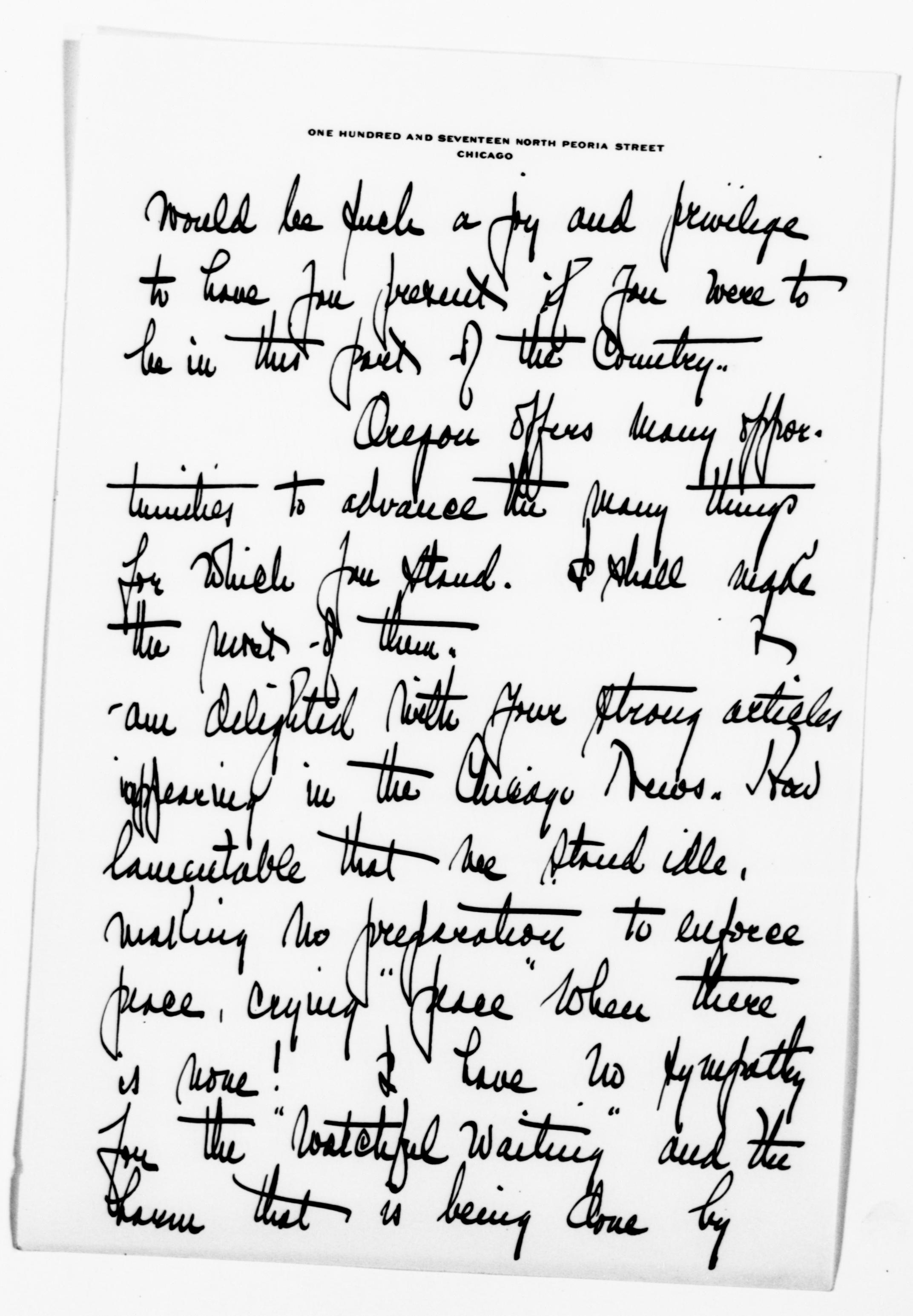 Scanned image of the current content page