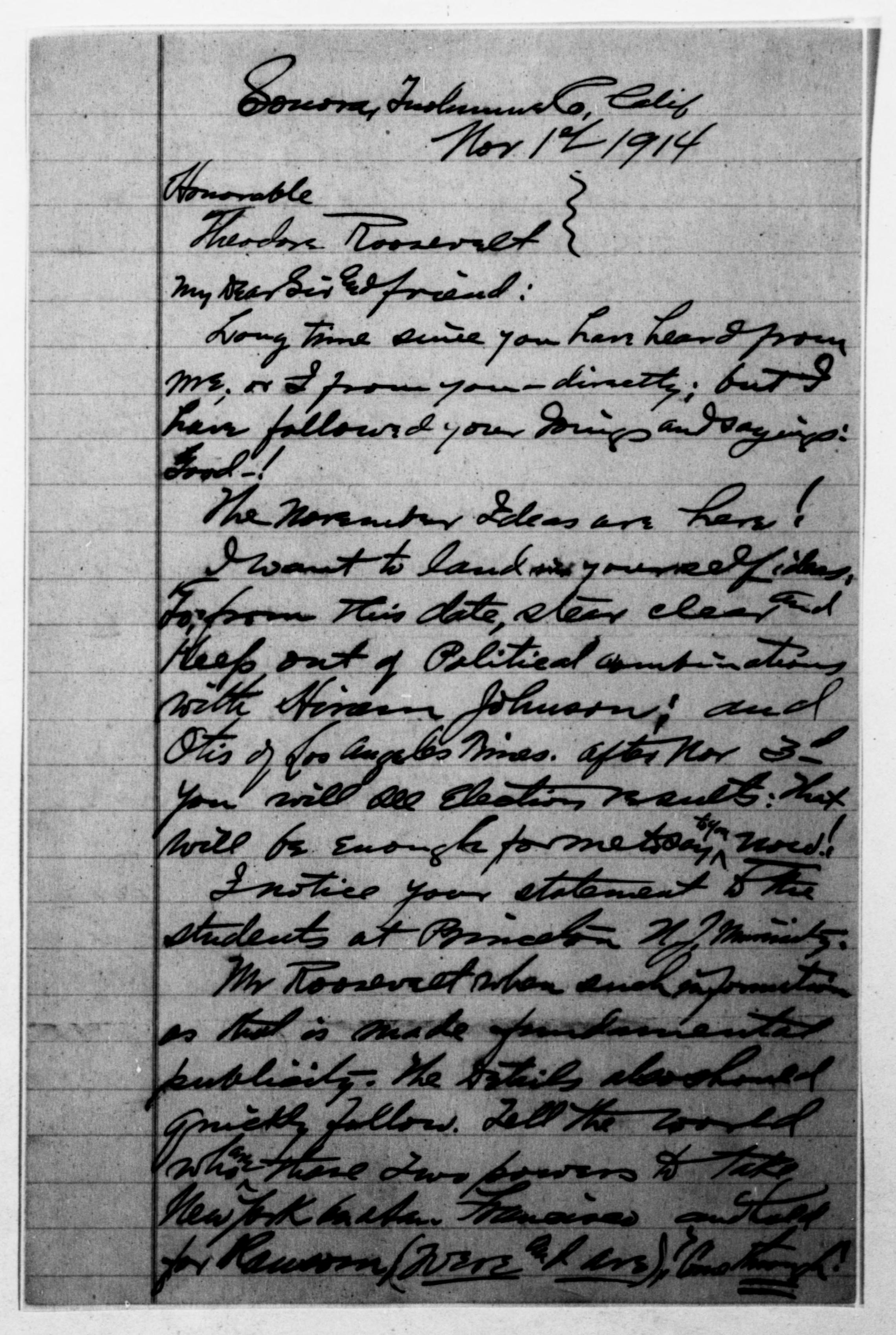 Scanned image of the current content page