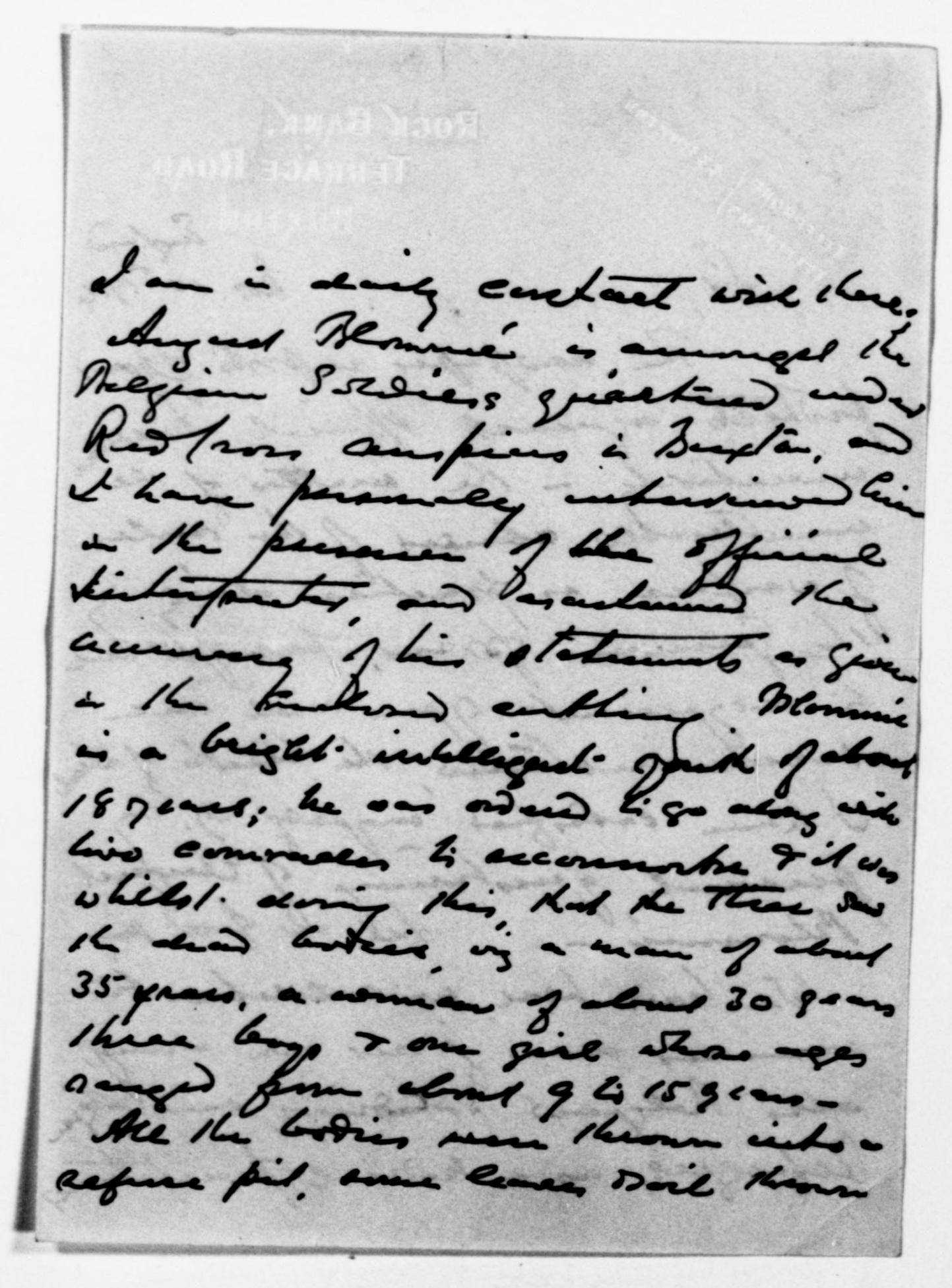 Scanned image of the current content page