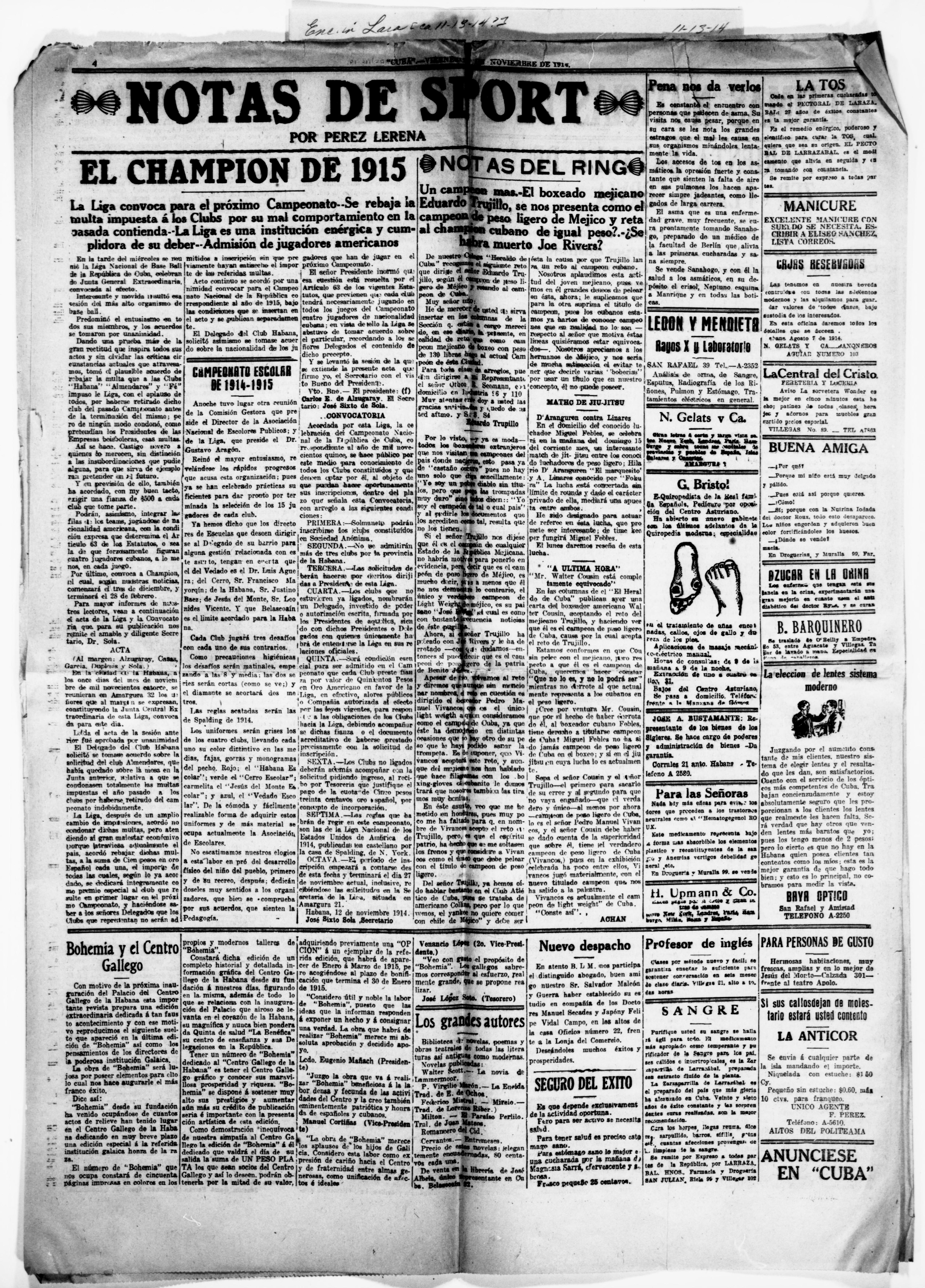 Scanned image of the current content page