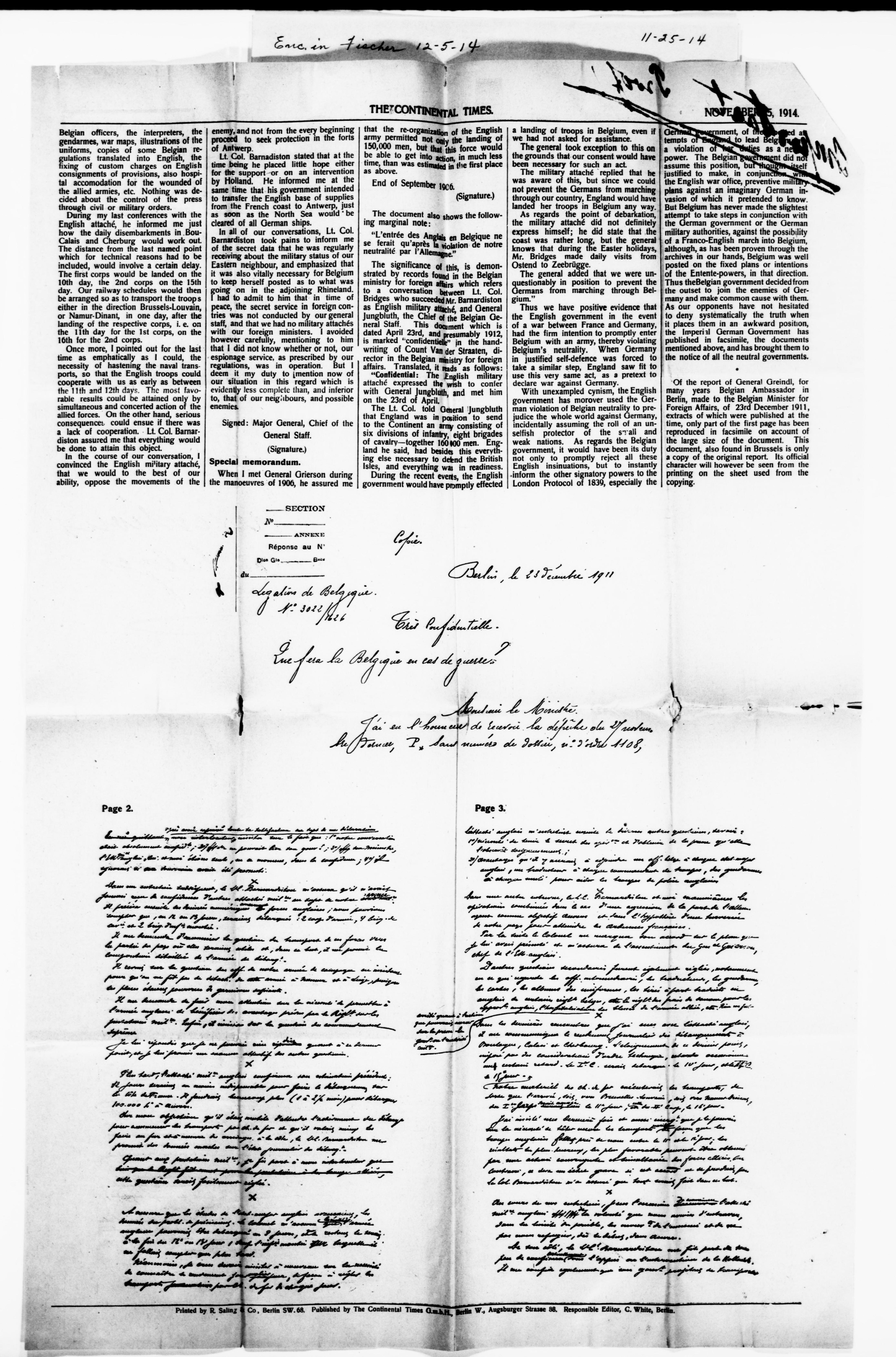 Scanned image of the current content page