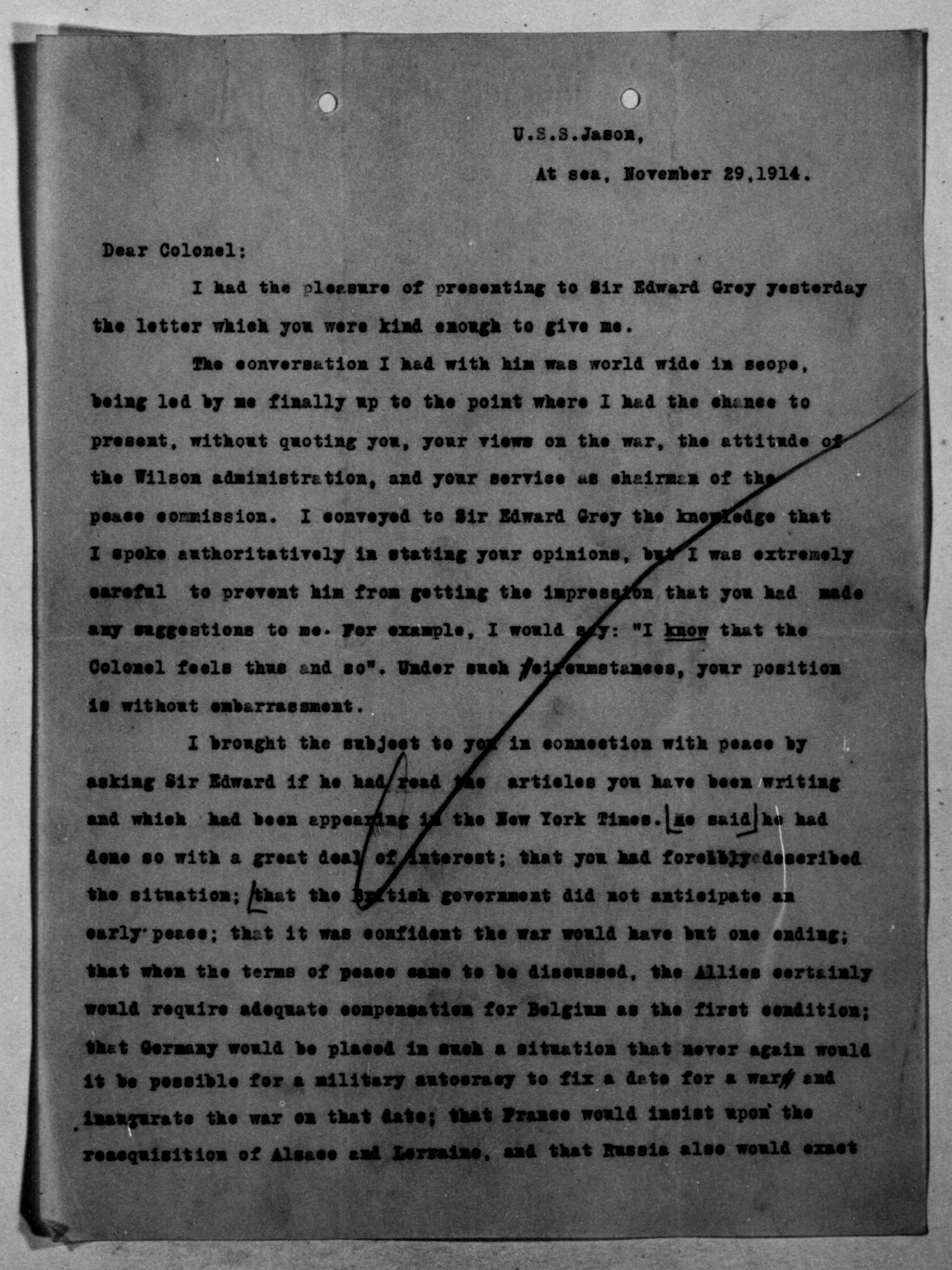 Scanned image of the current content page