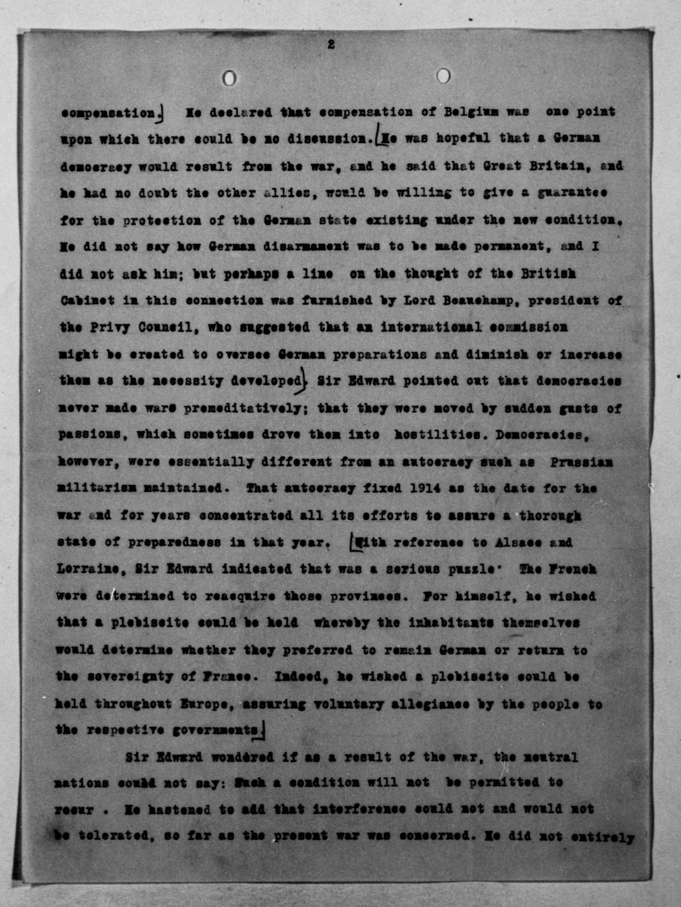 Scanned image of the current content page