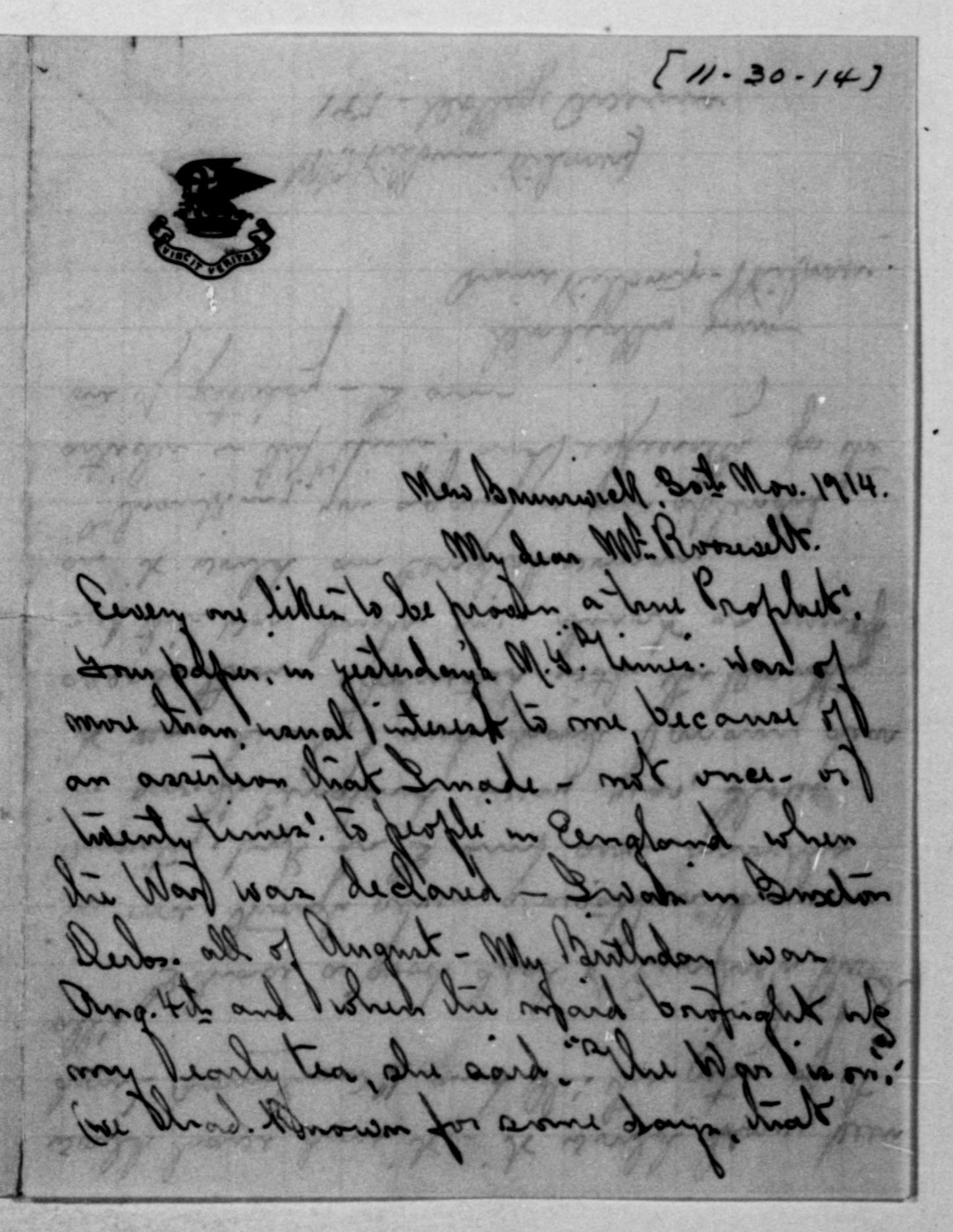 Scanned image of the current content page