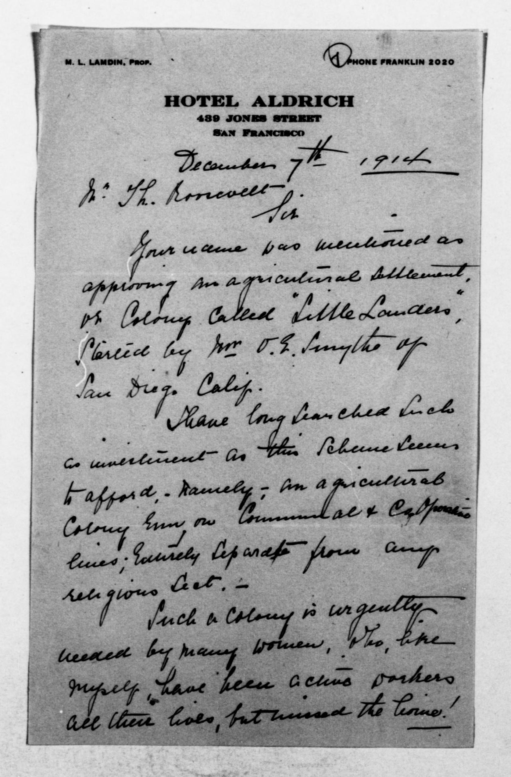 Scanned image of the current content page